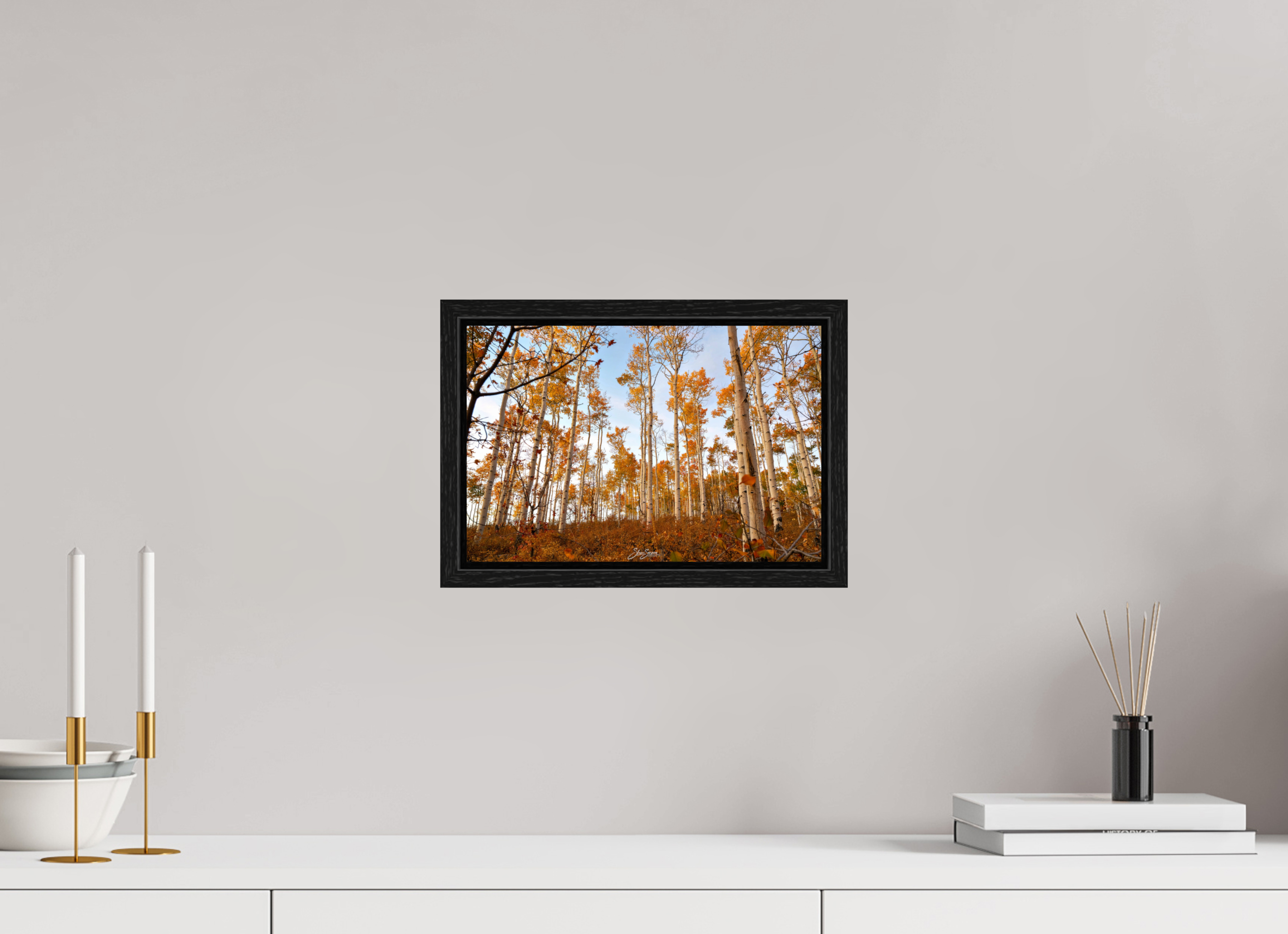 12 x 8″, Floater Frame aspen