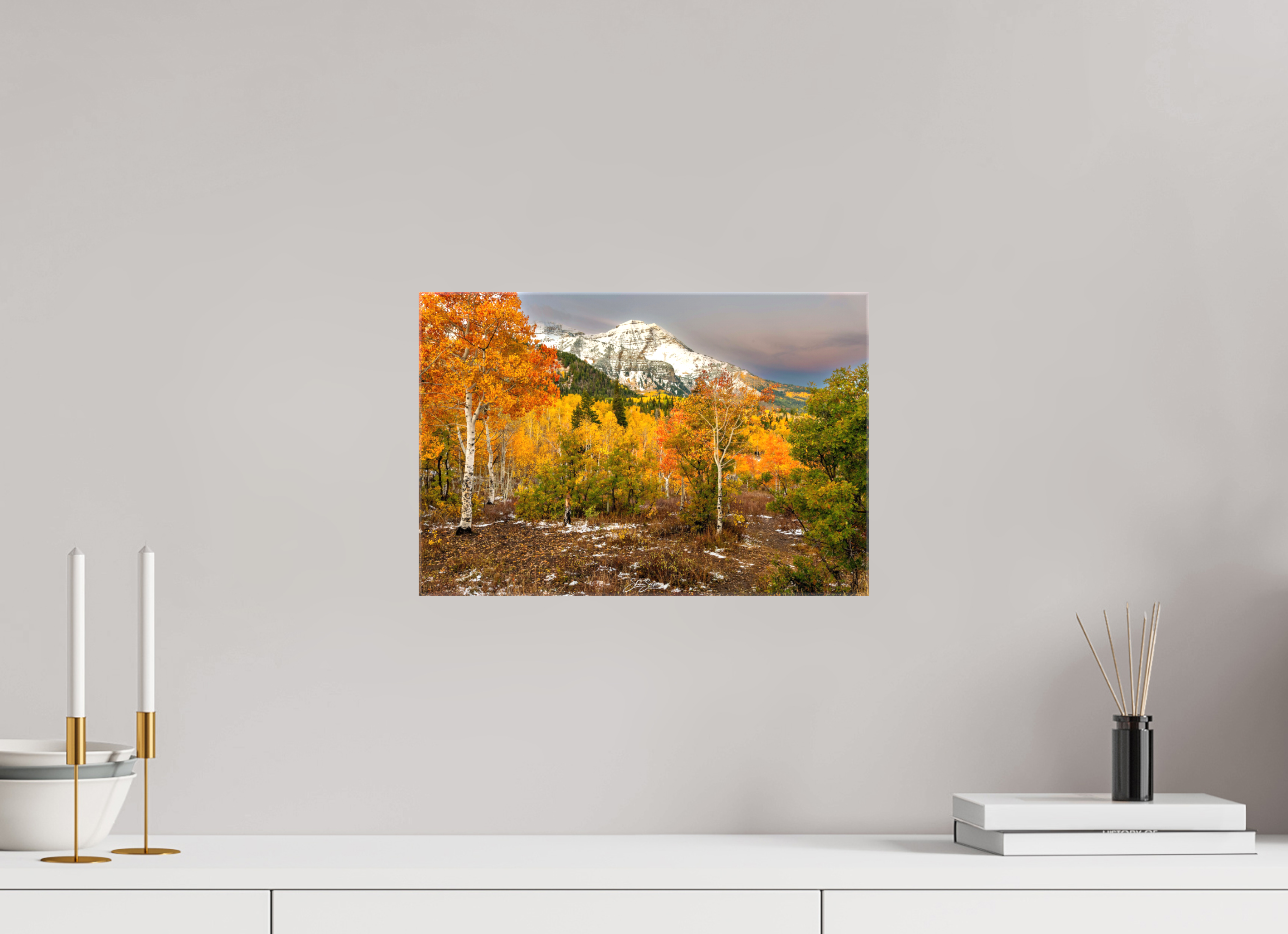 15 x 10″, Canvas Timp Fall Gold