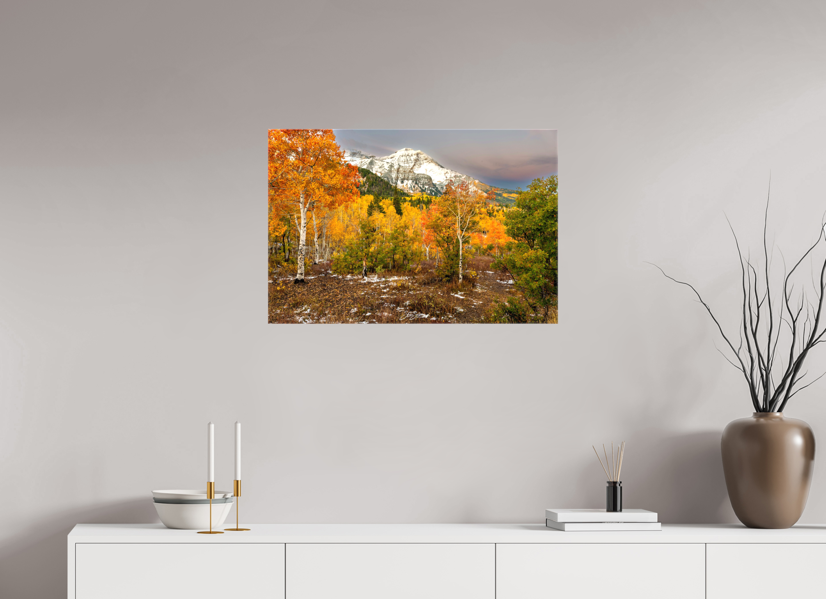30 x 20″, Canvas Timp Fall Gold