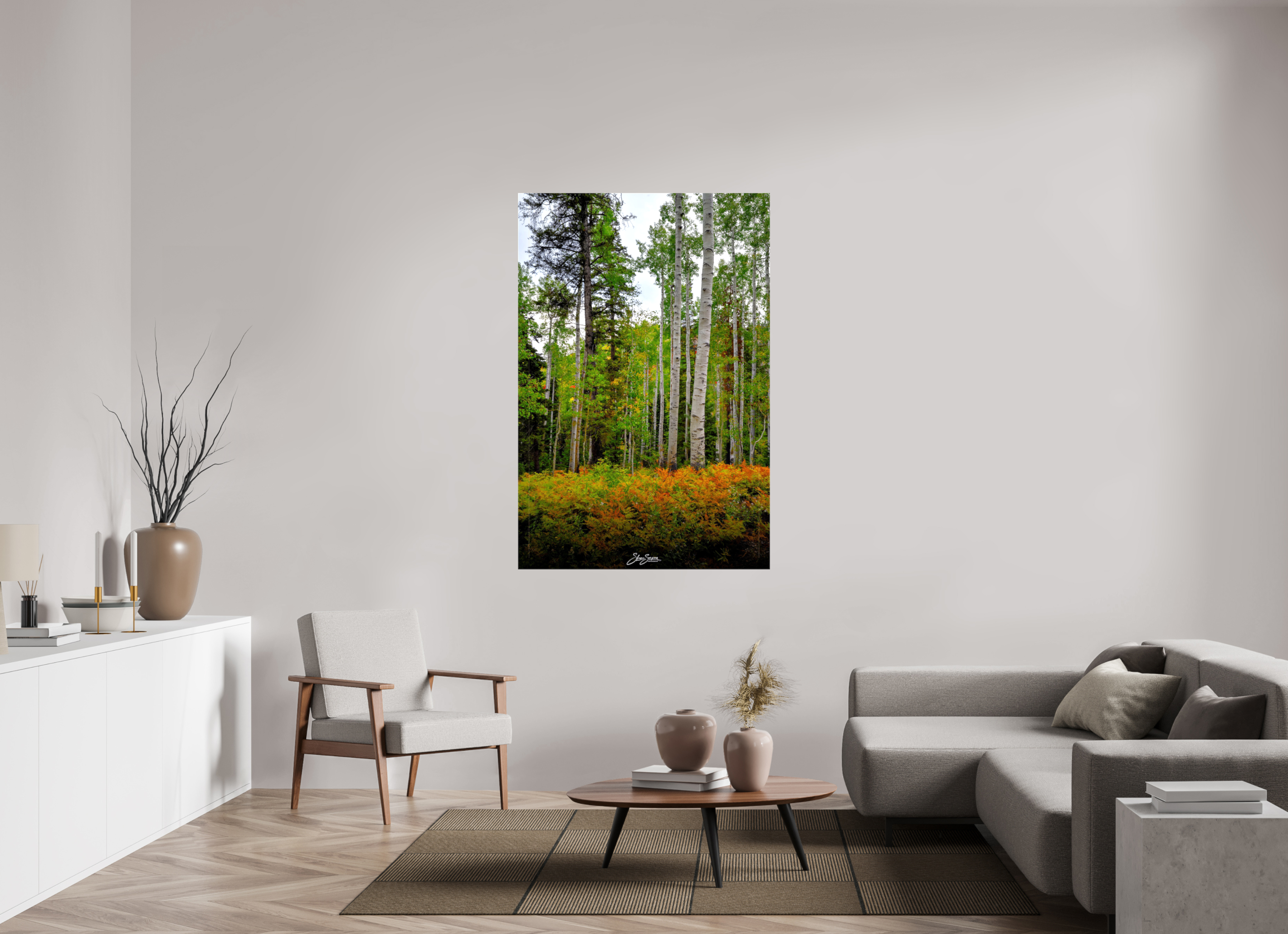 40 x 60″, Canvas aspen
