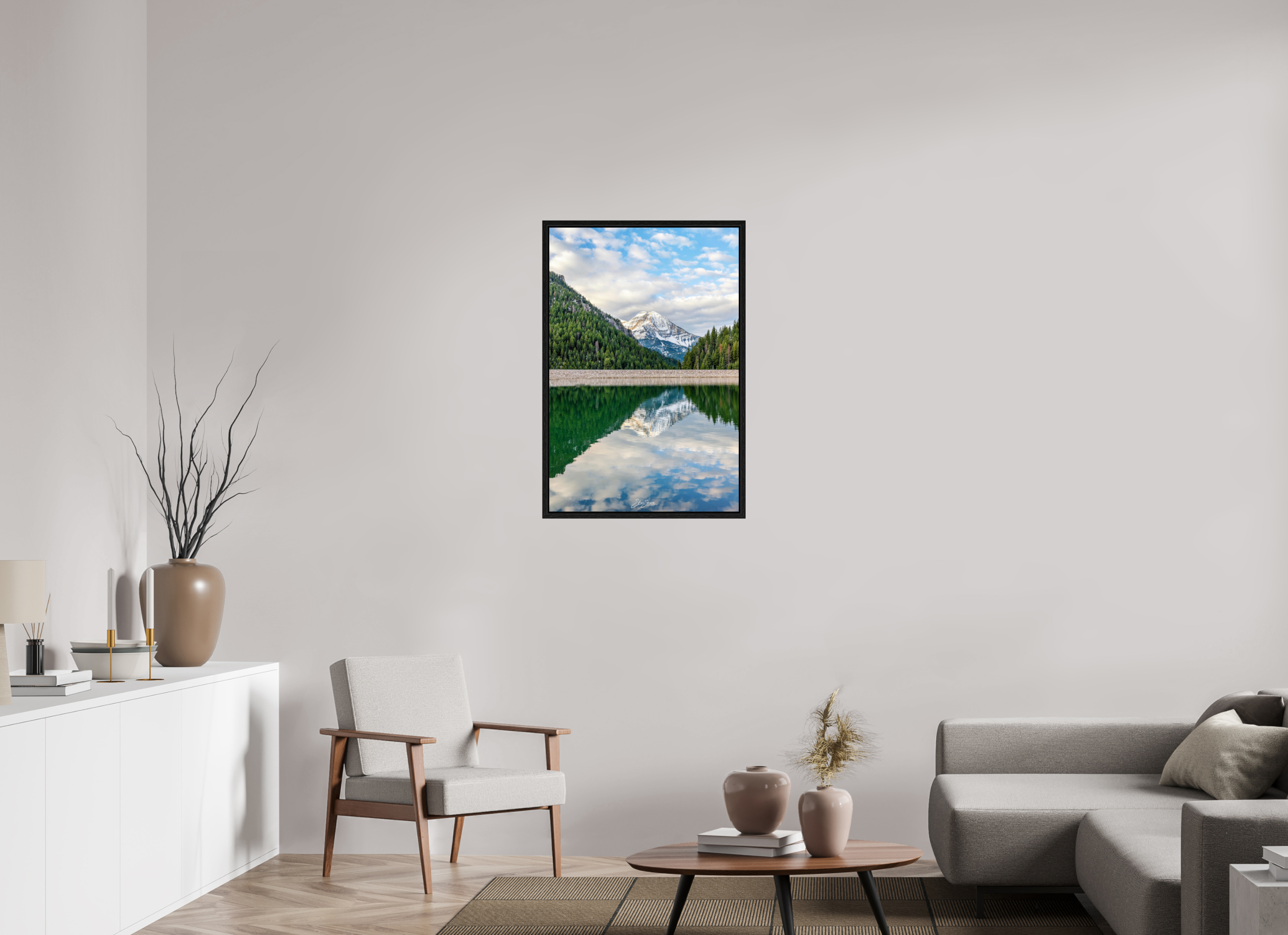 24 x 36″, Floater Frame Mount Timpanogos