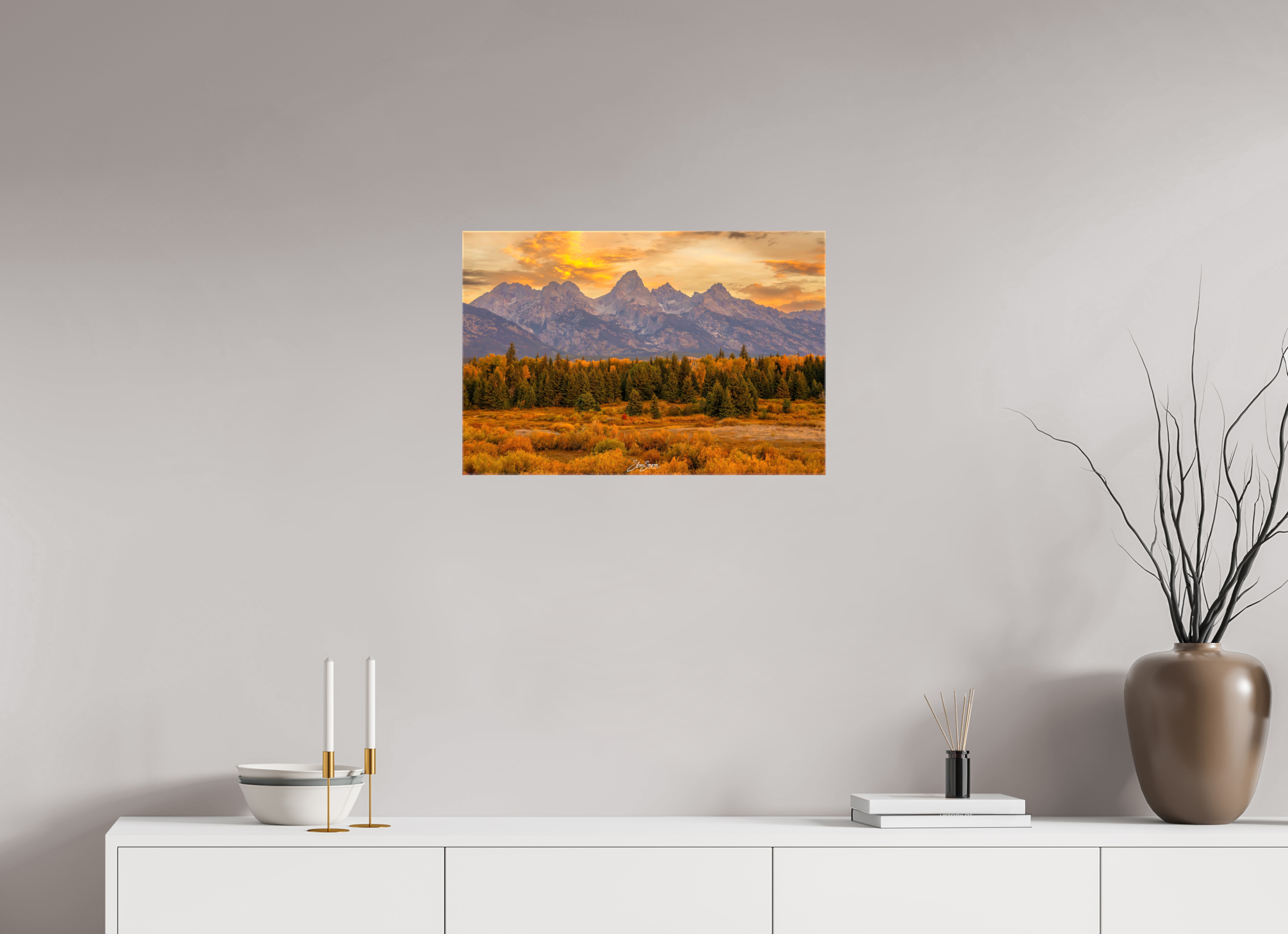 24 x 16″, Canvas A1 Teton Gold
