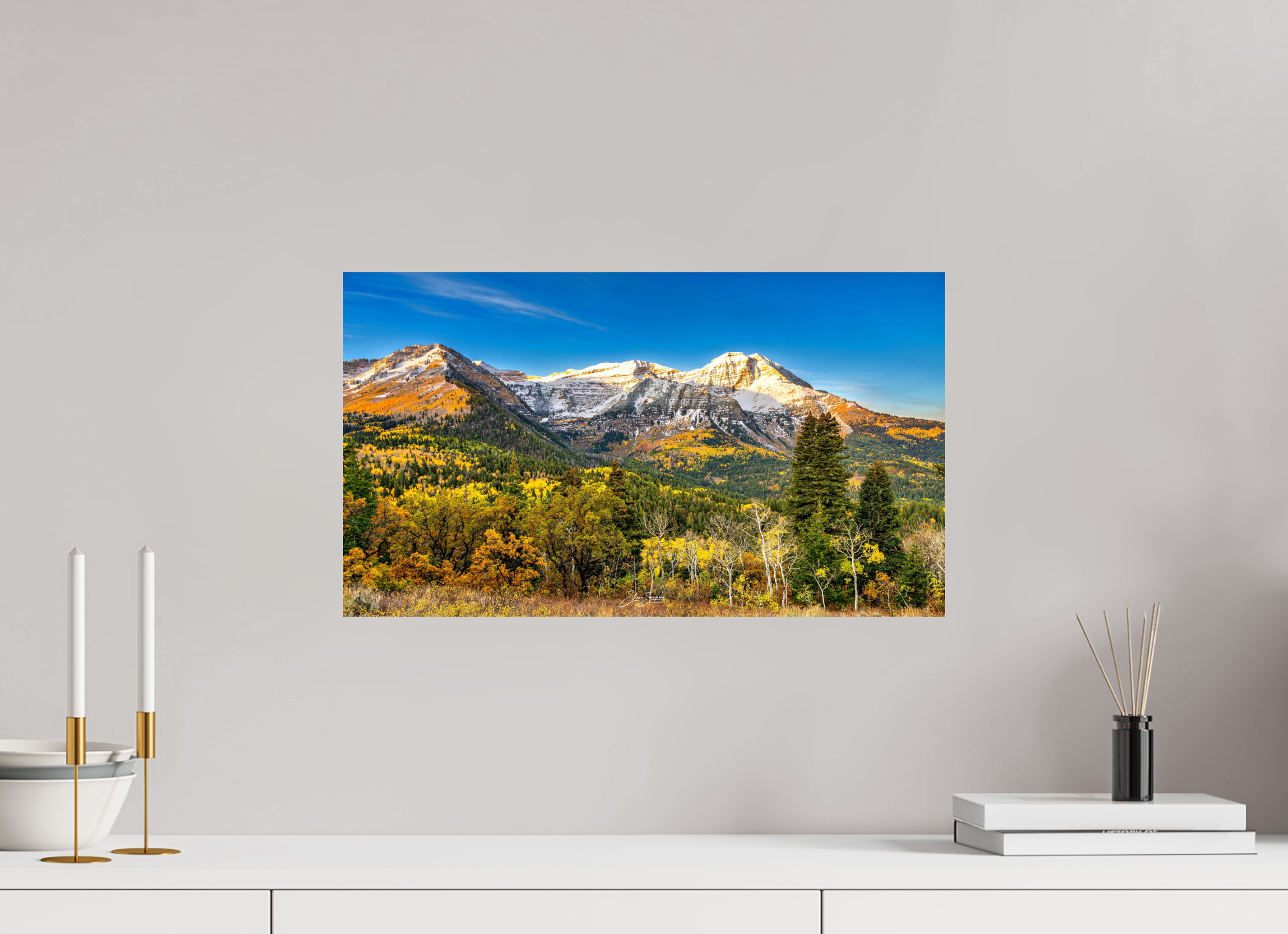 21 x 12″, Photo Print On Fuji Crystal DP II Mount Timpanogos