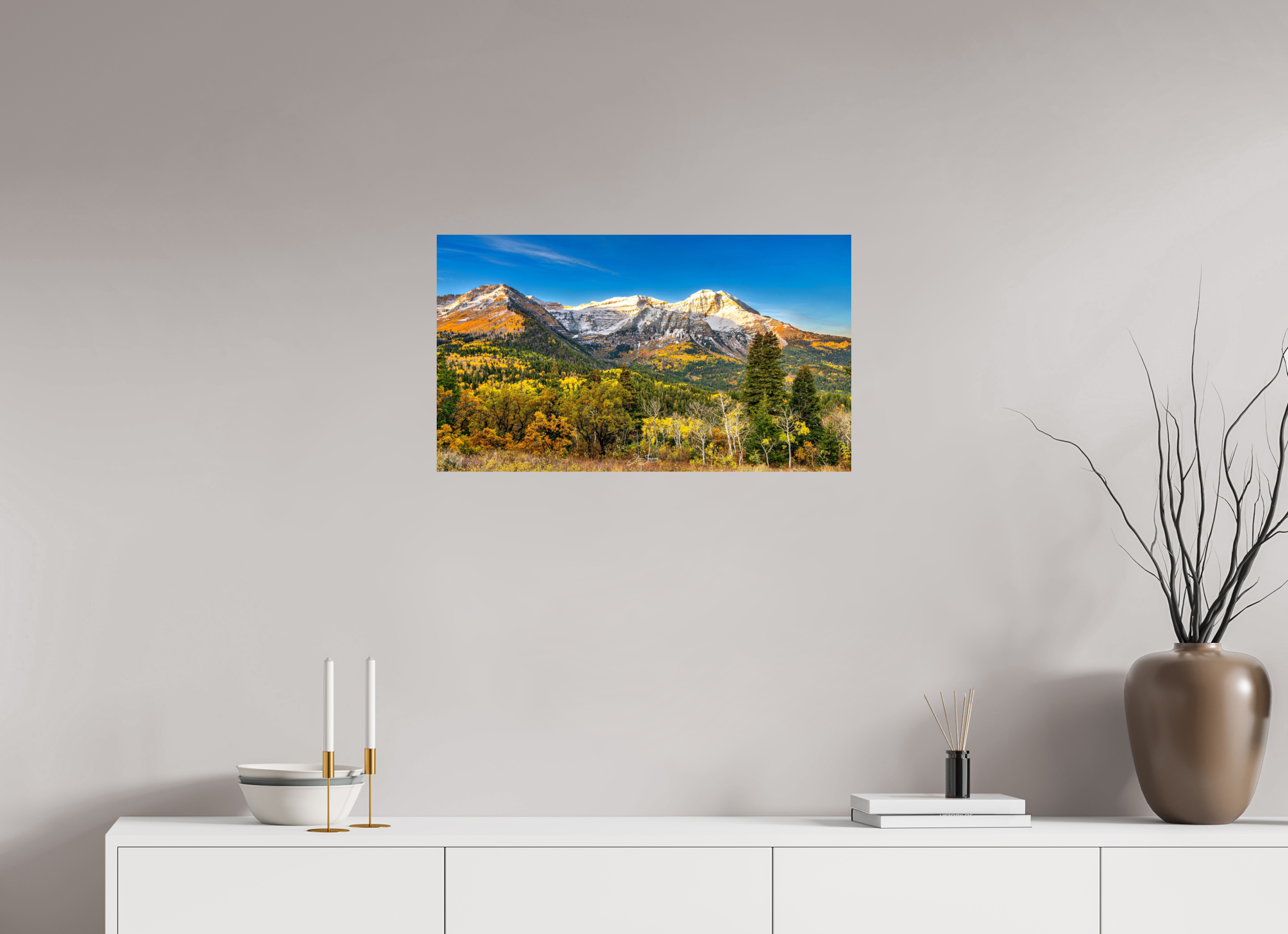 28 x 16″, Metal Mount Timpanogos