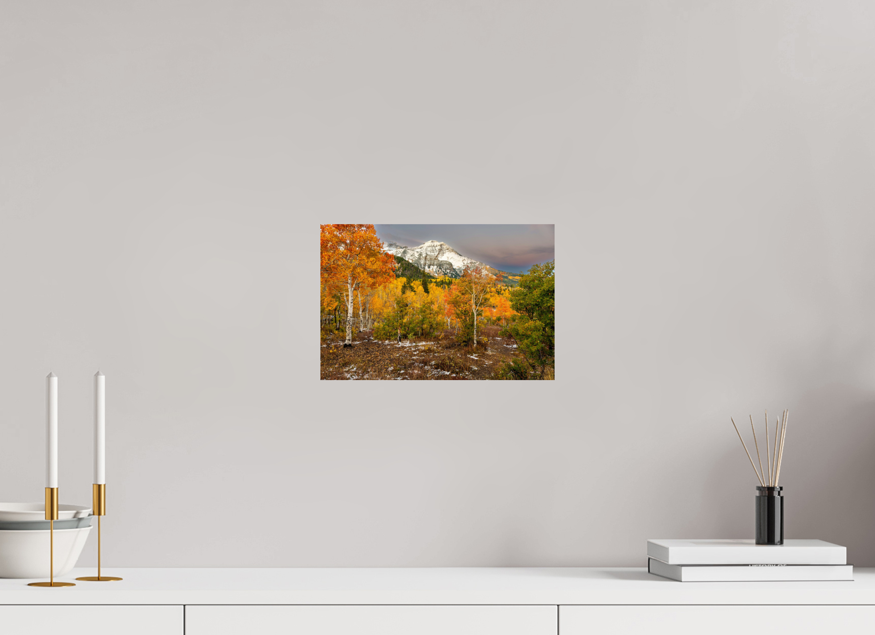 12 x 8″, Photo Print On Fuji Crystal DP II Timp Fall Gold