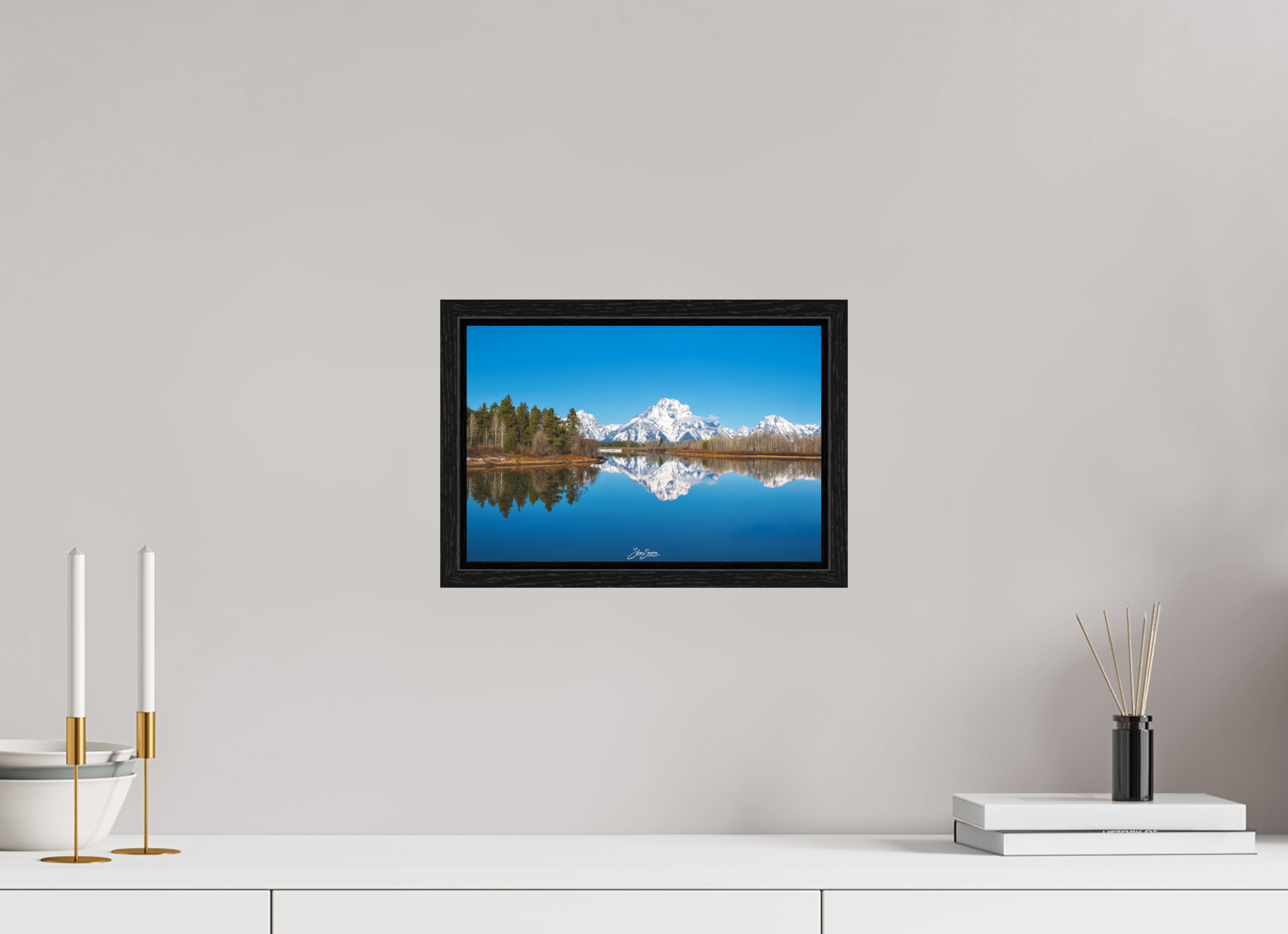 12 x 8″, Floater Frame Teton