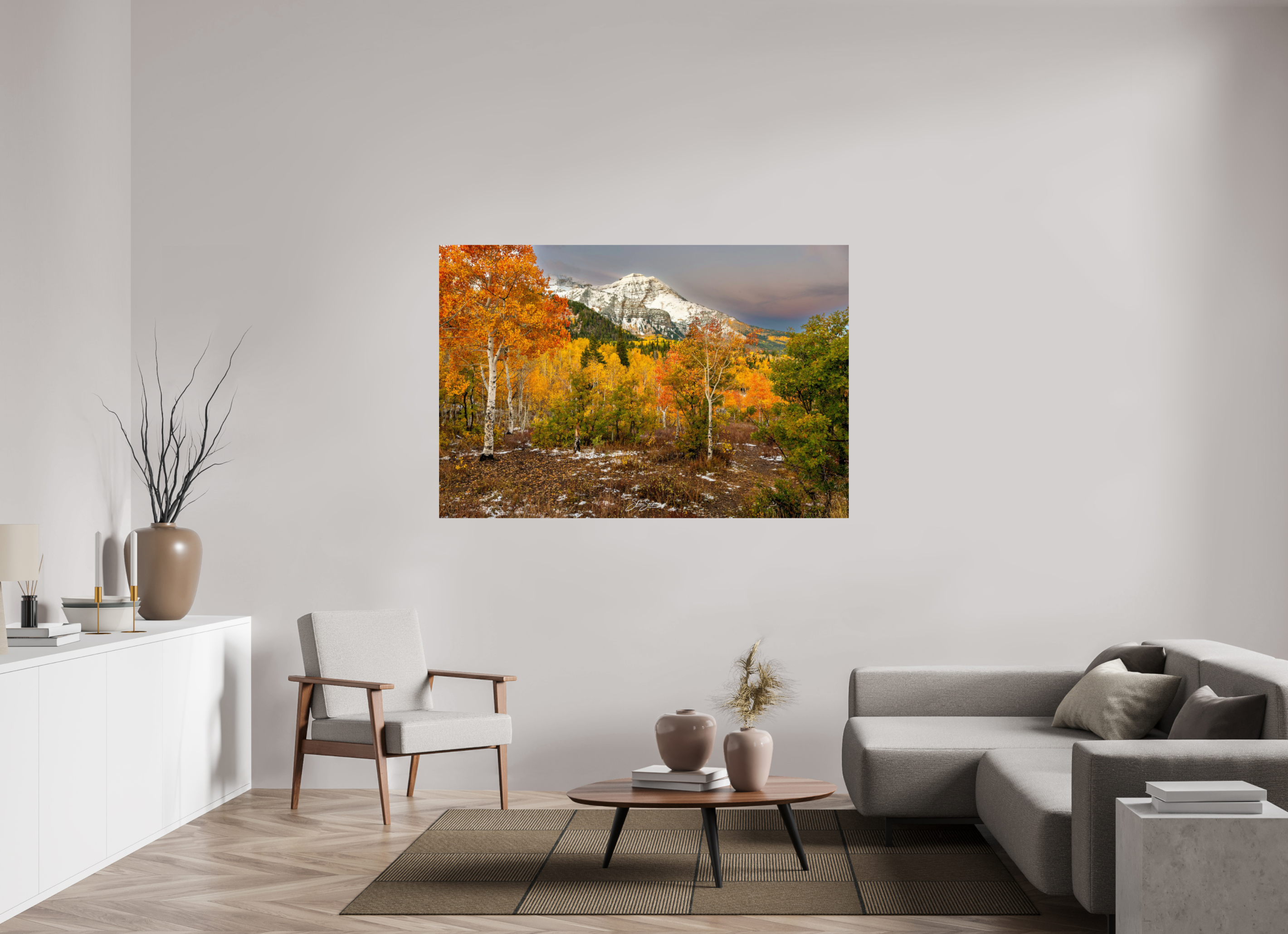 66 x 44″, Photo Print On Fuji Crystal DP II Timp Fall Gold