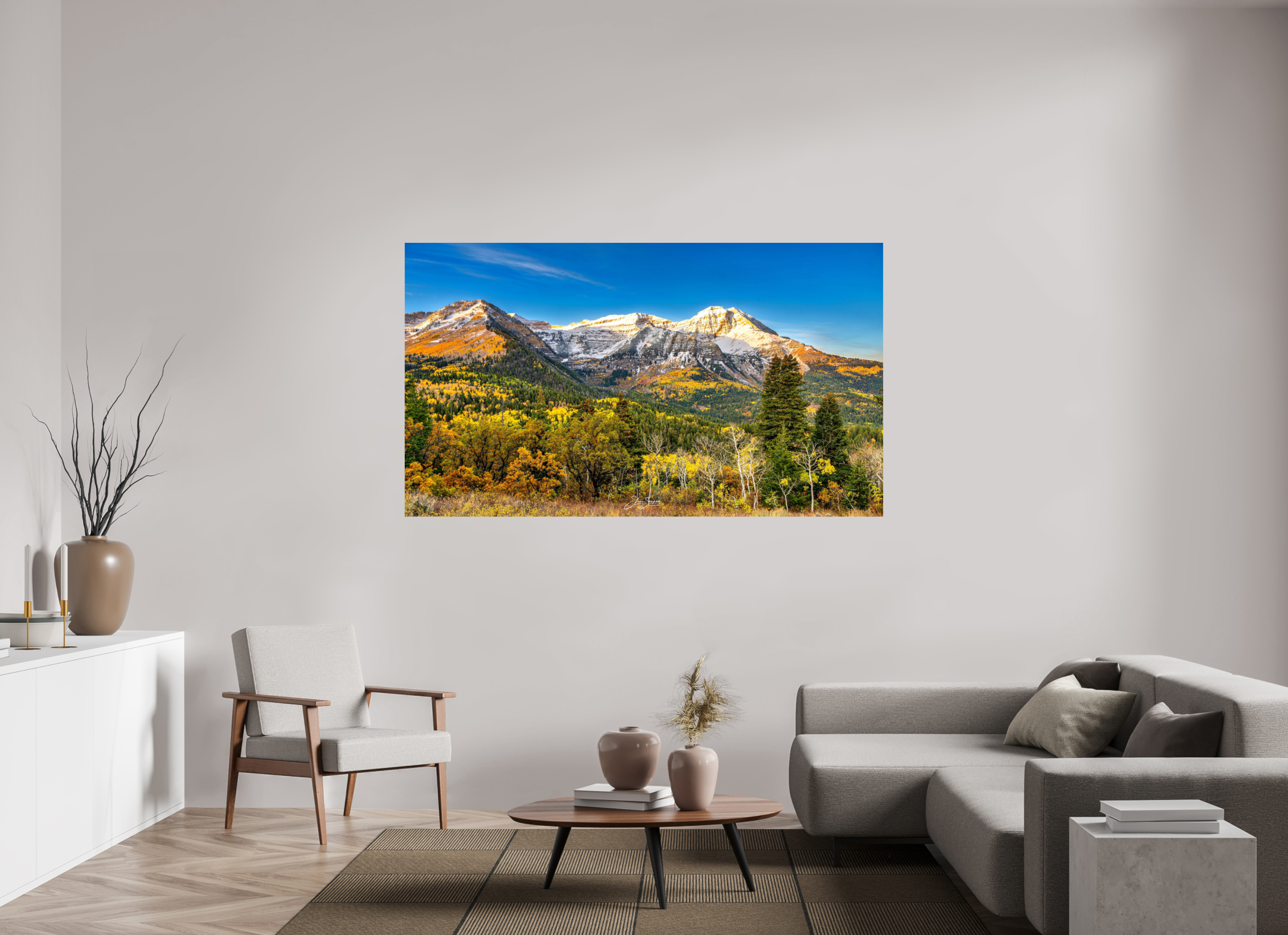 75.2 x 43″, Photo Print On Fuji Crystal DP II Mount Timpanogos