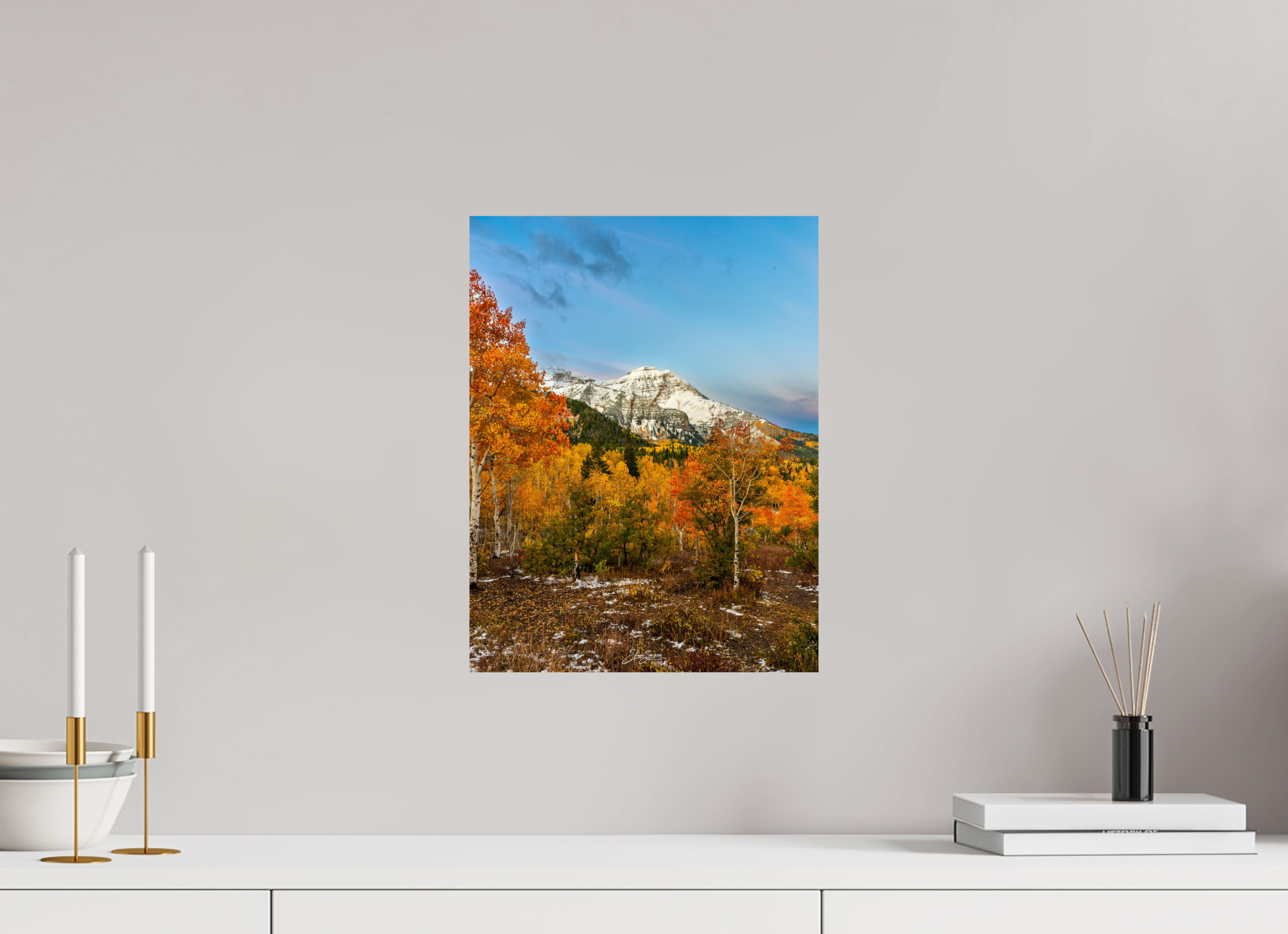 12 x 15.7″, Metal Timp Fall