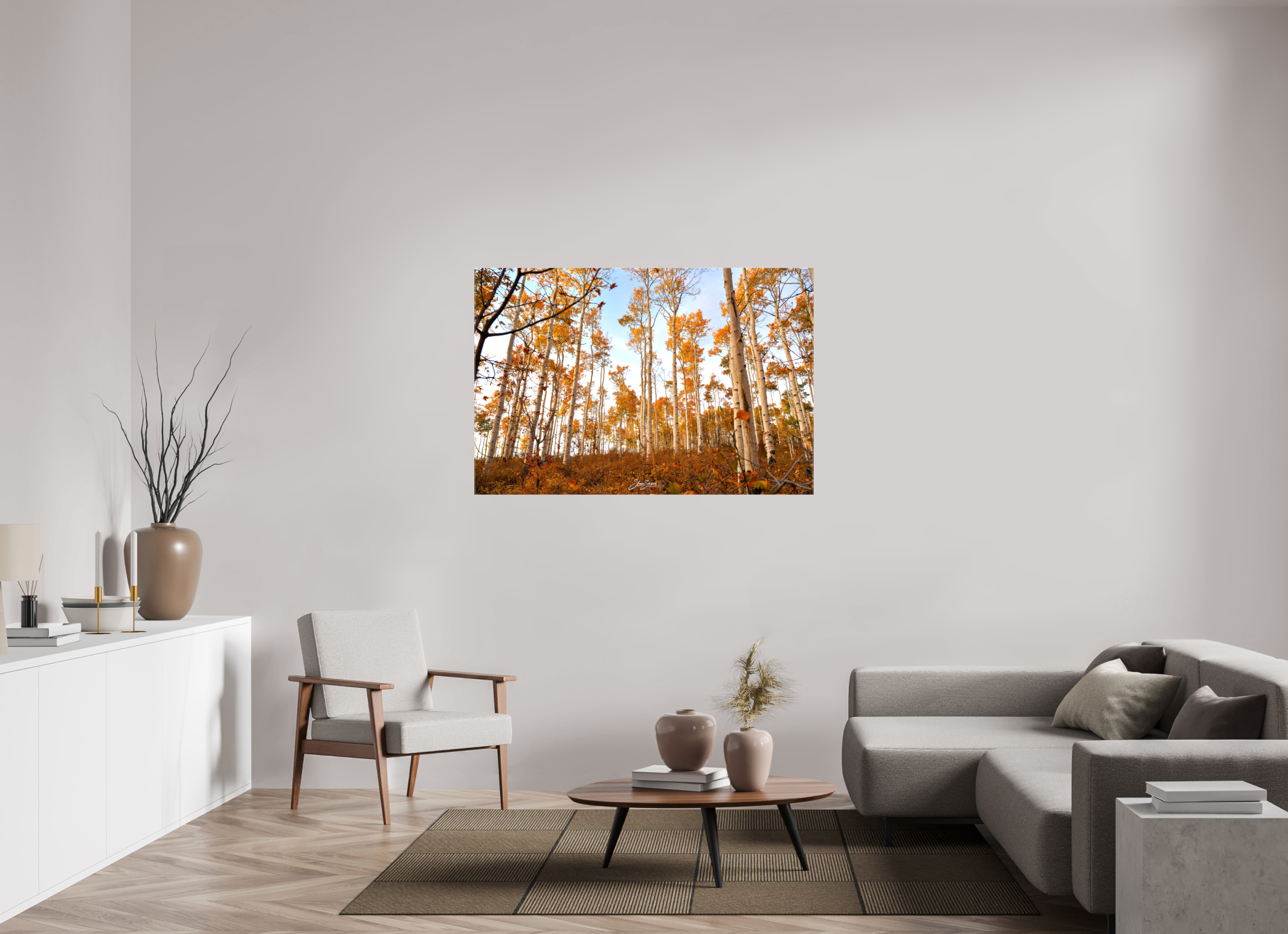 54 x 36″, Canvas aspen
