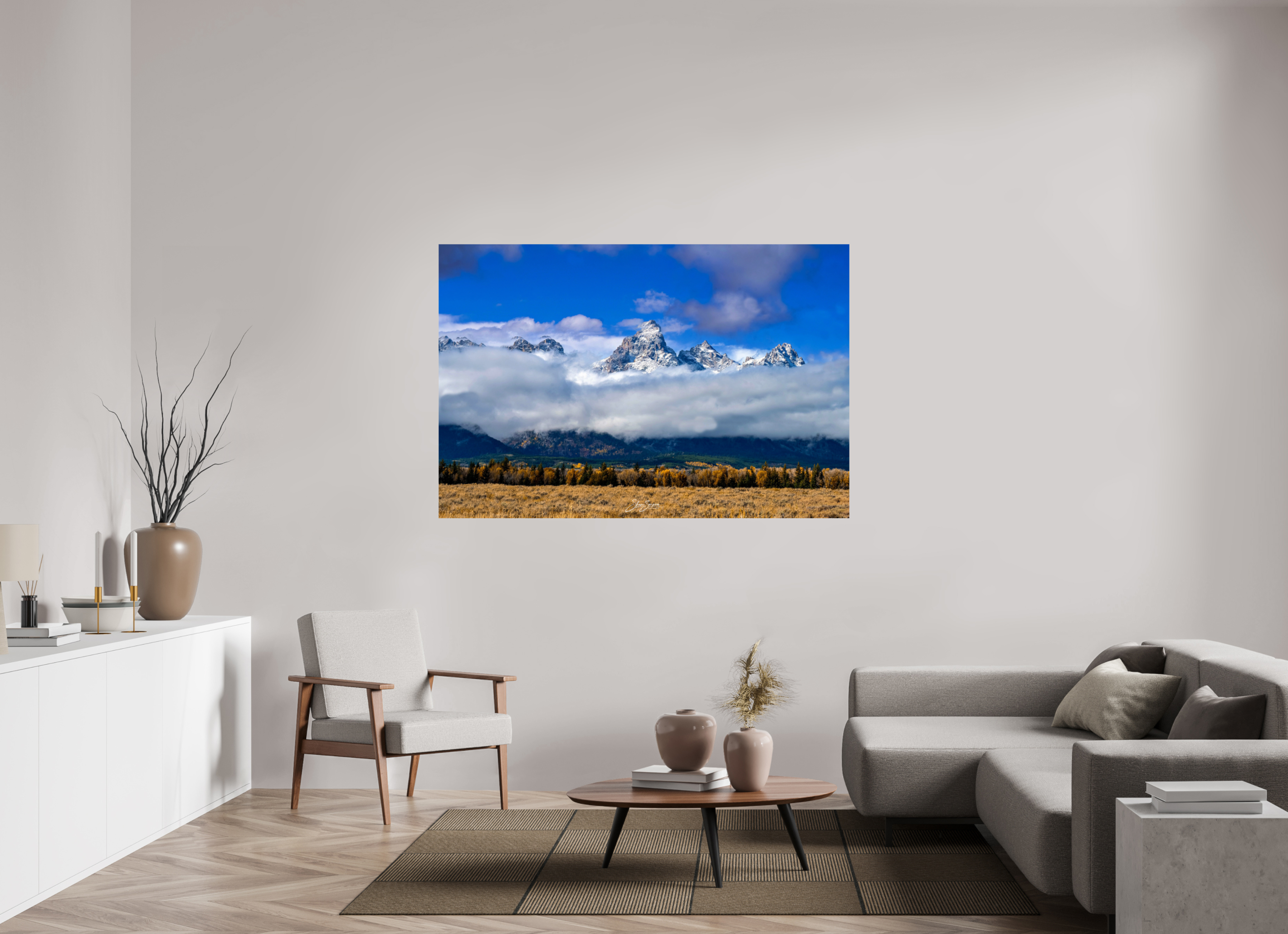 66 x 44″, Metal A3