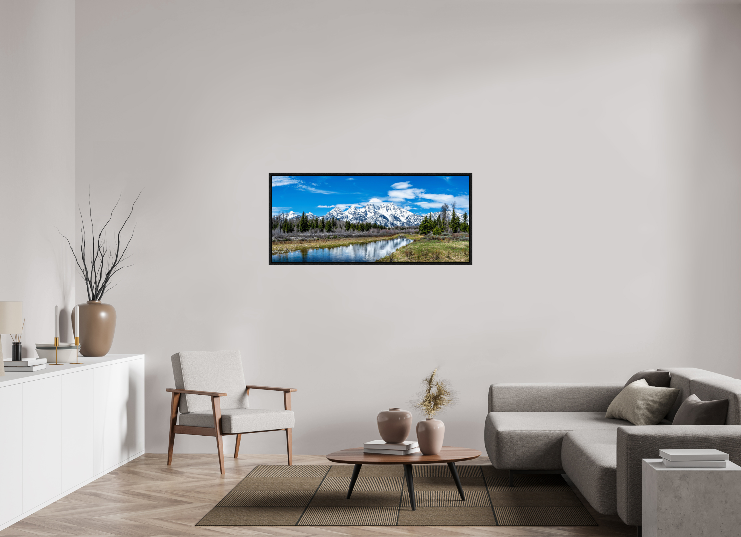 54.9 x 24″, Floater Frame A17