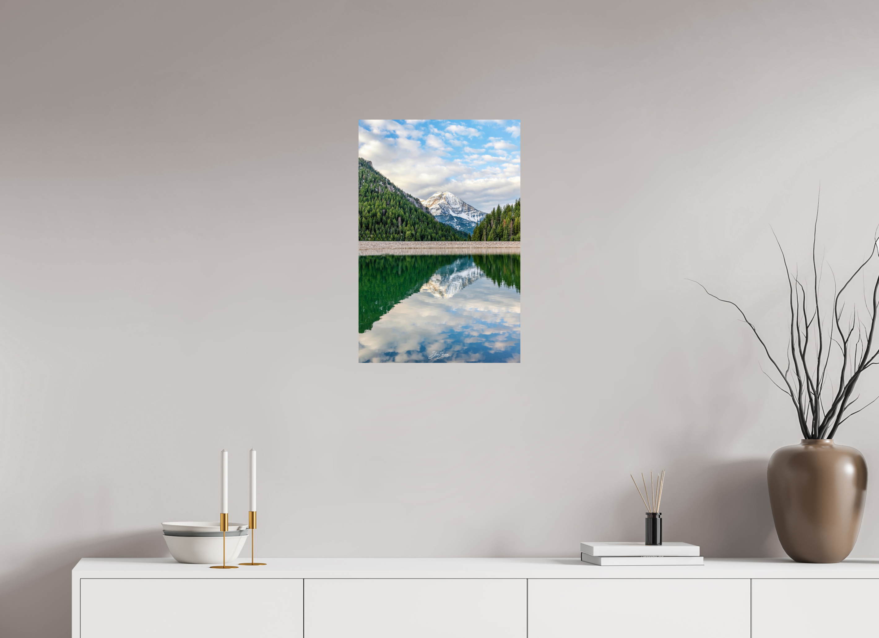 16 x 24″, Metal Mount Timpanogos