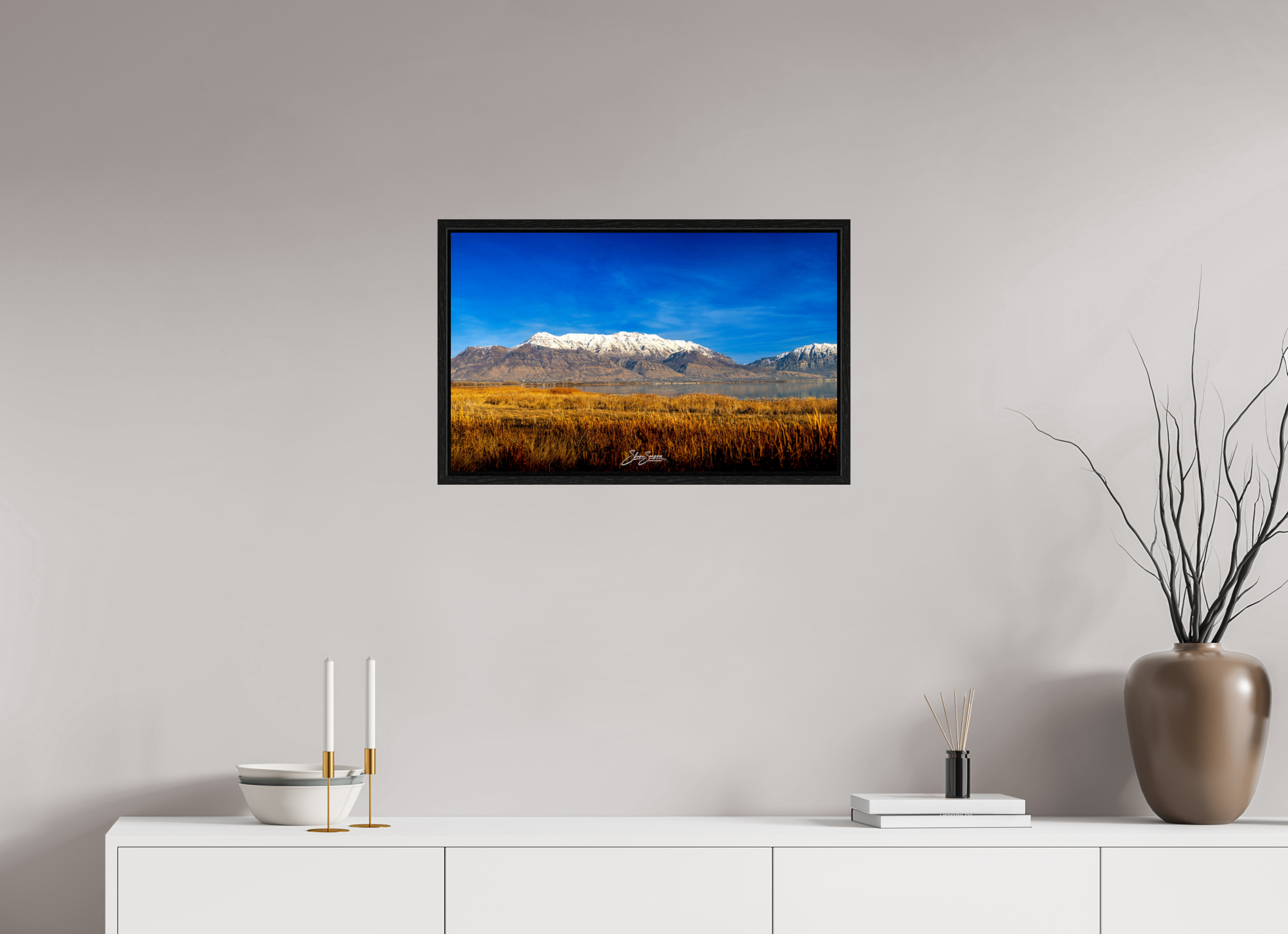 25.8 x 16″, Floater Frame Timpanogos