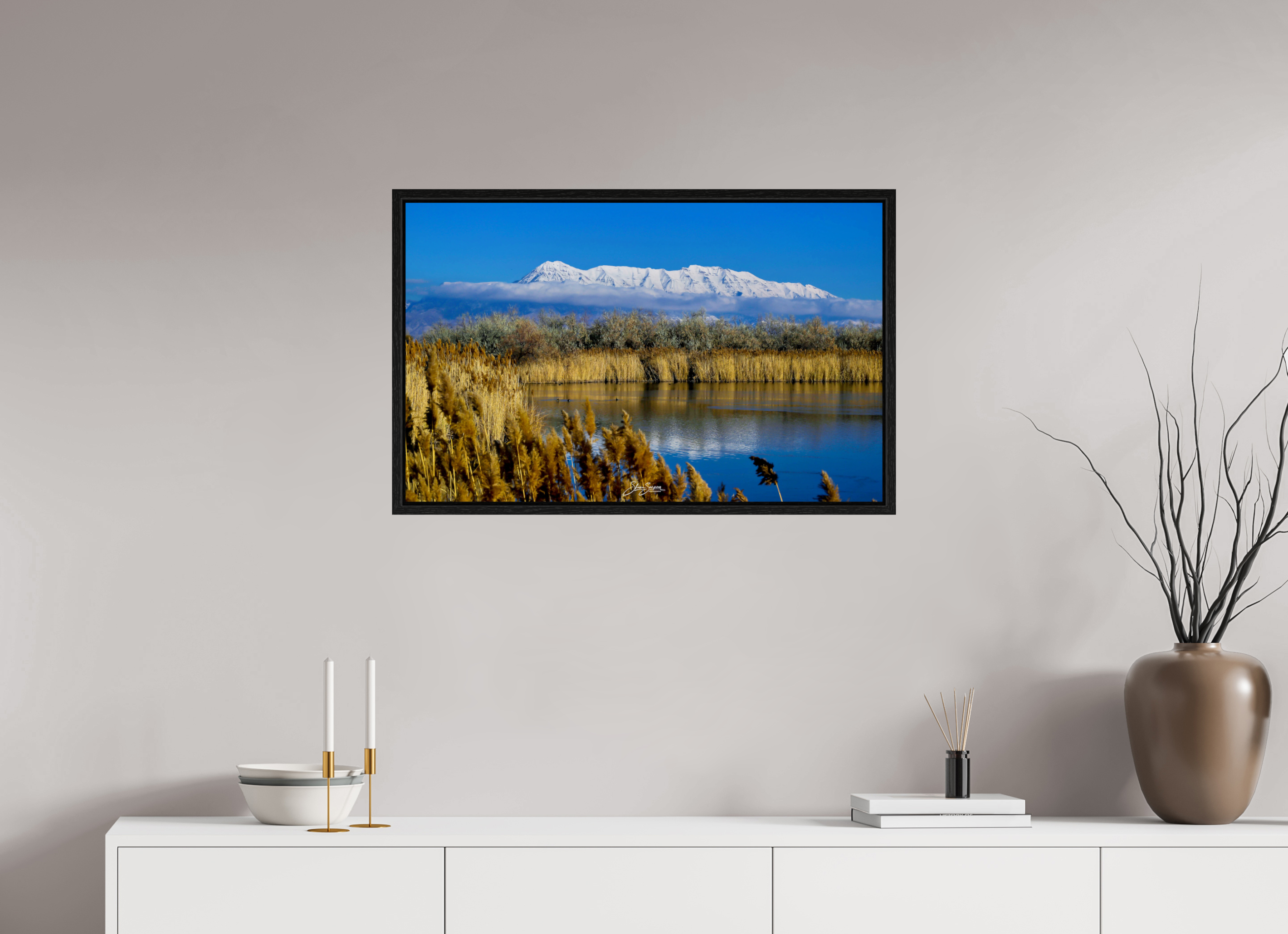 31.9 x 20″, Floater Frame Timp