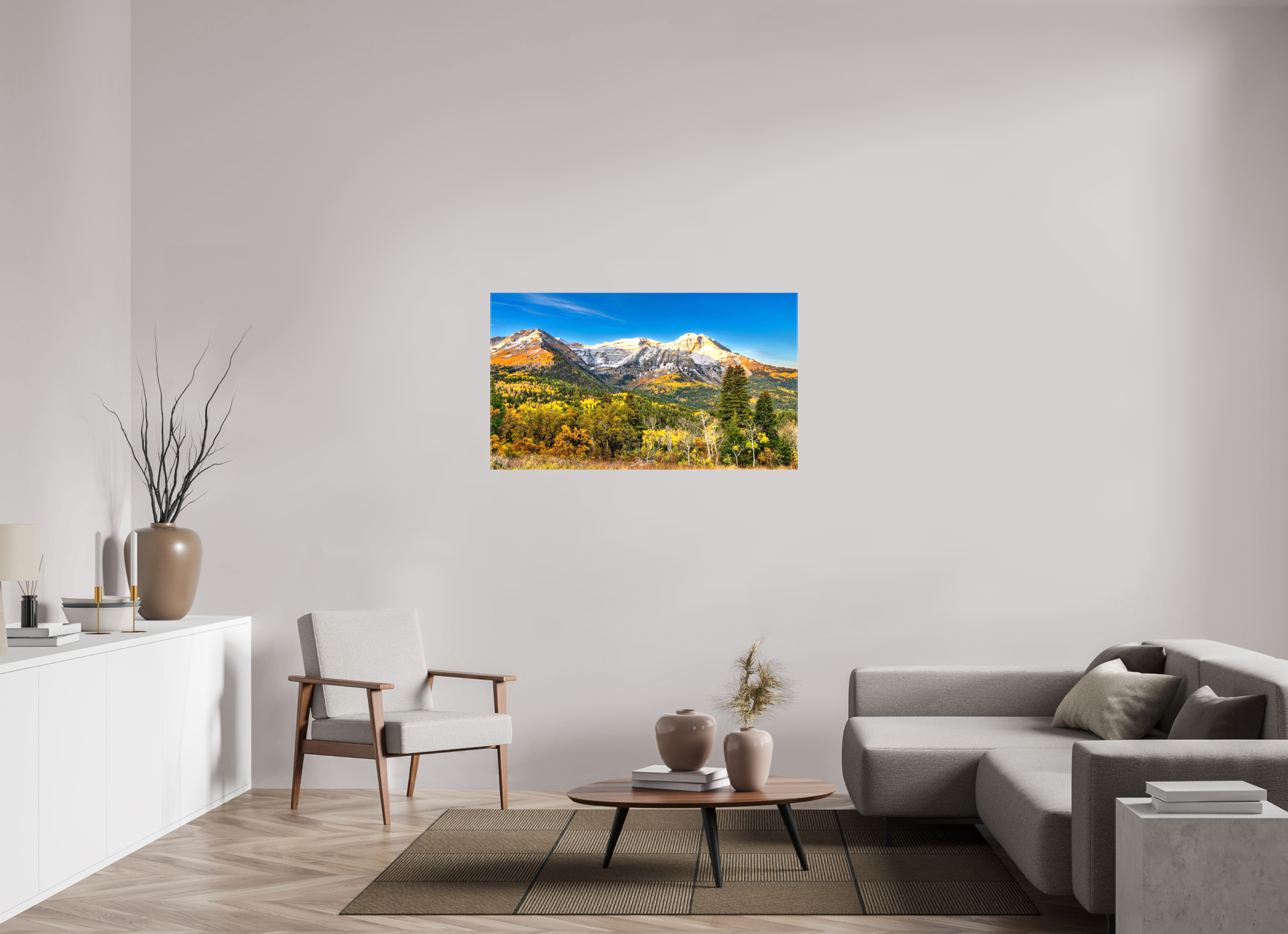 48.9 x 28″, Canvas Mount Timpanogos
