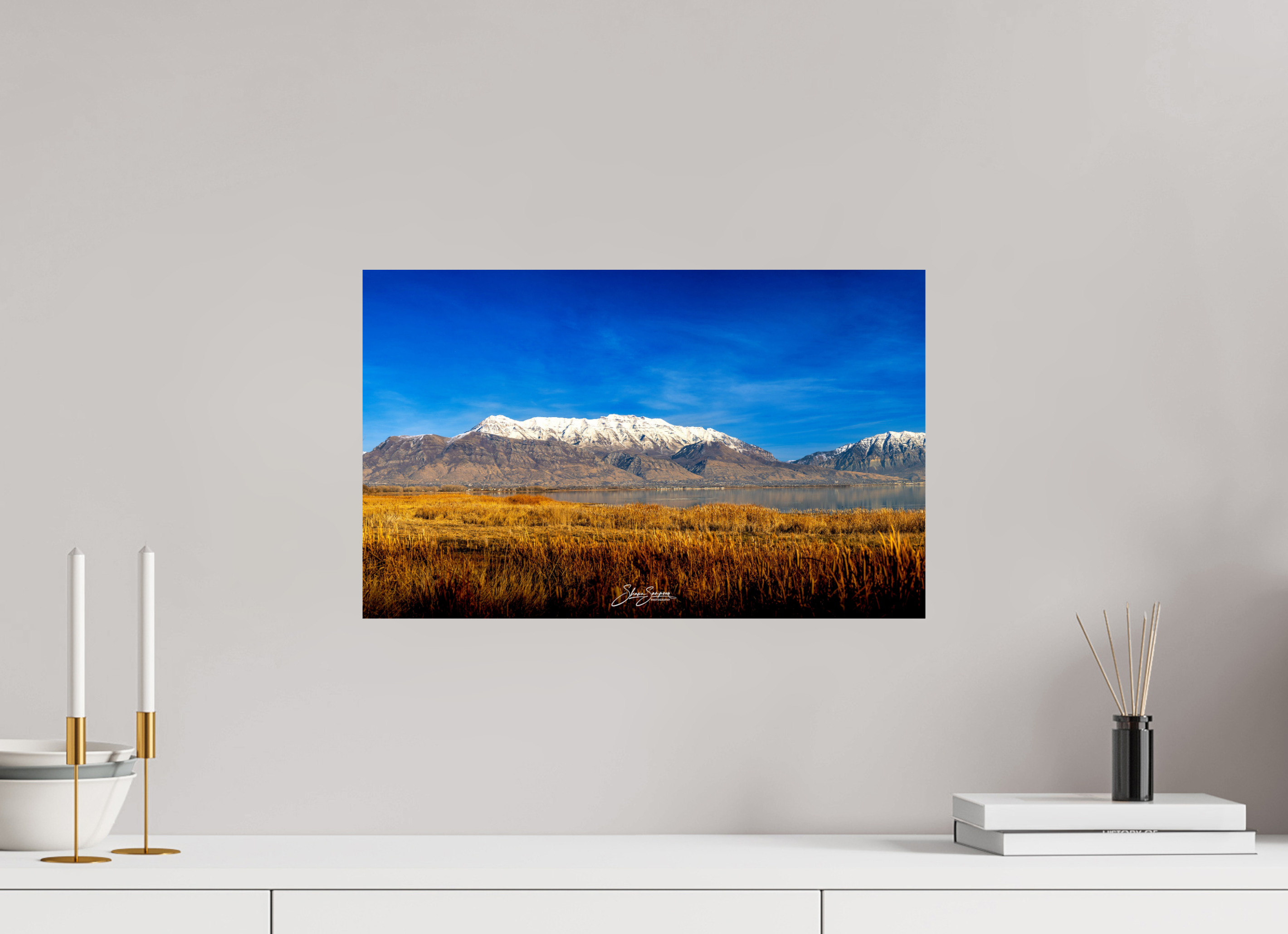 19.4 x 12″, Metal Timpanogos