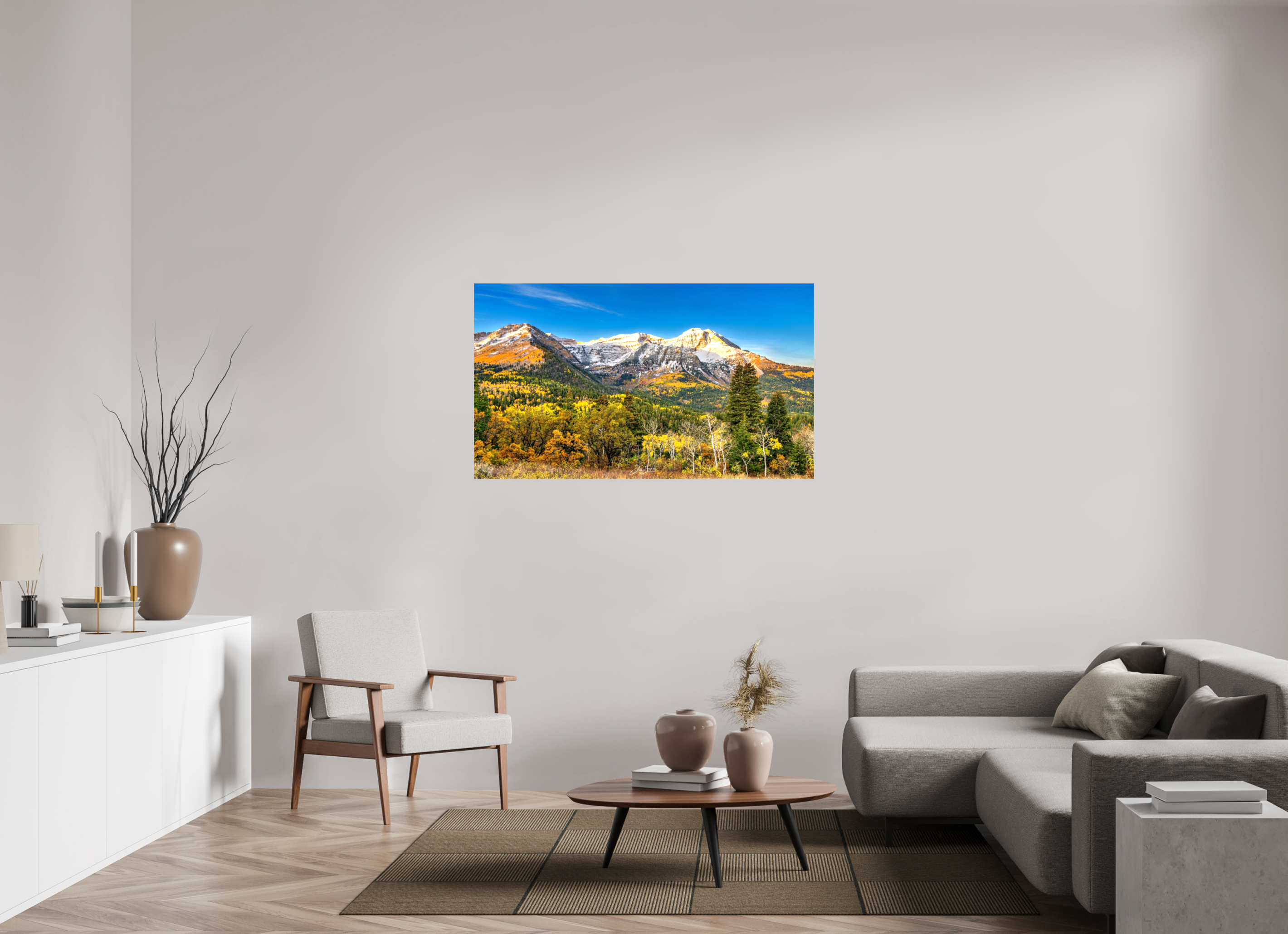 54.2 x 31″, Canvas Mount Timpanogos