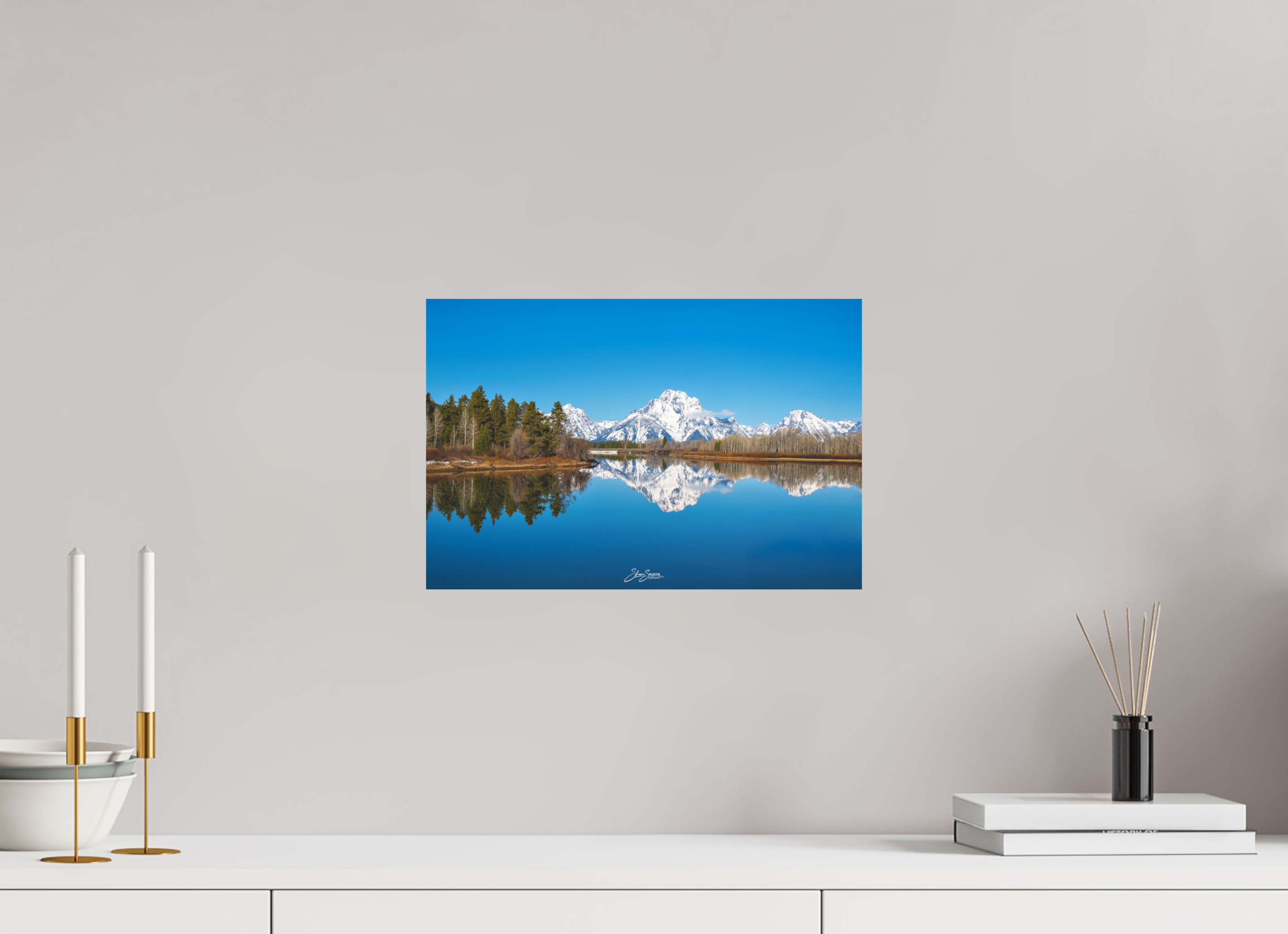 15 x 10″, Metal Teton