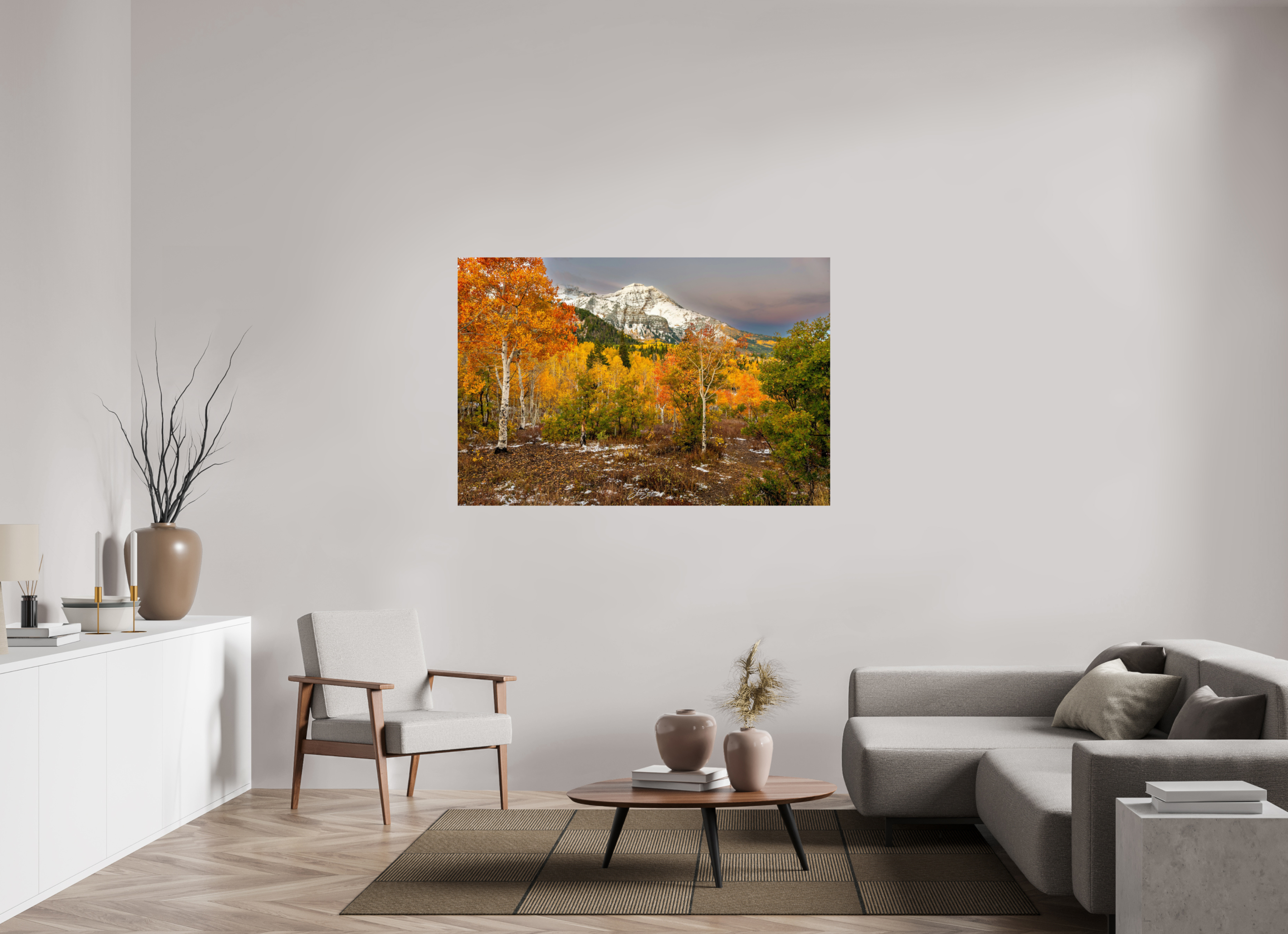 60 x 40″, Photo Print On Fuji Crystal DP II Timp Fall Gold