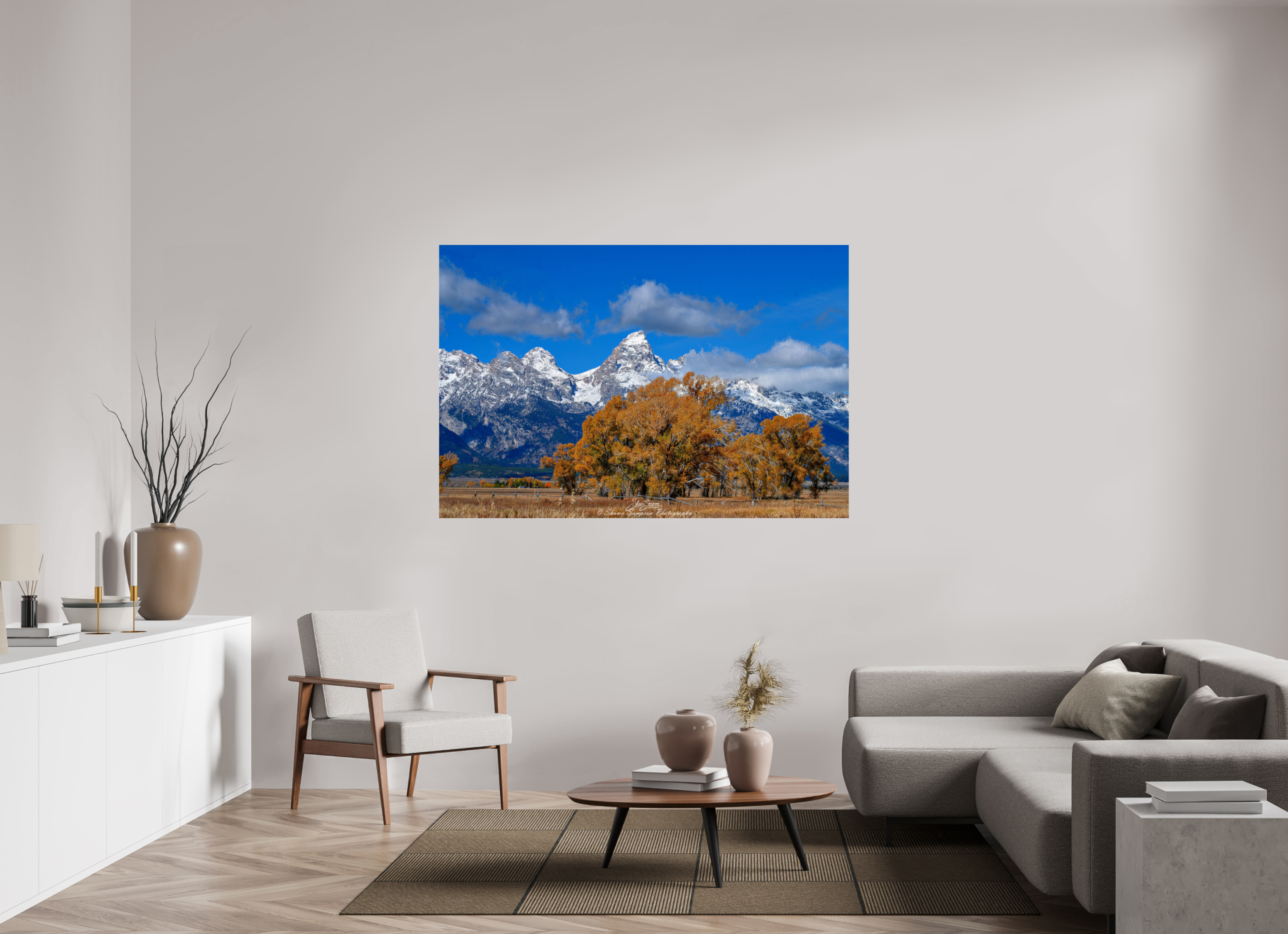 66 x 44″, Photo Print On Fuji Crystal DP II Tetons
