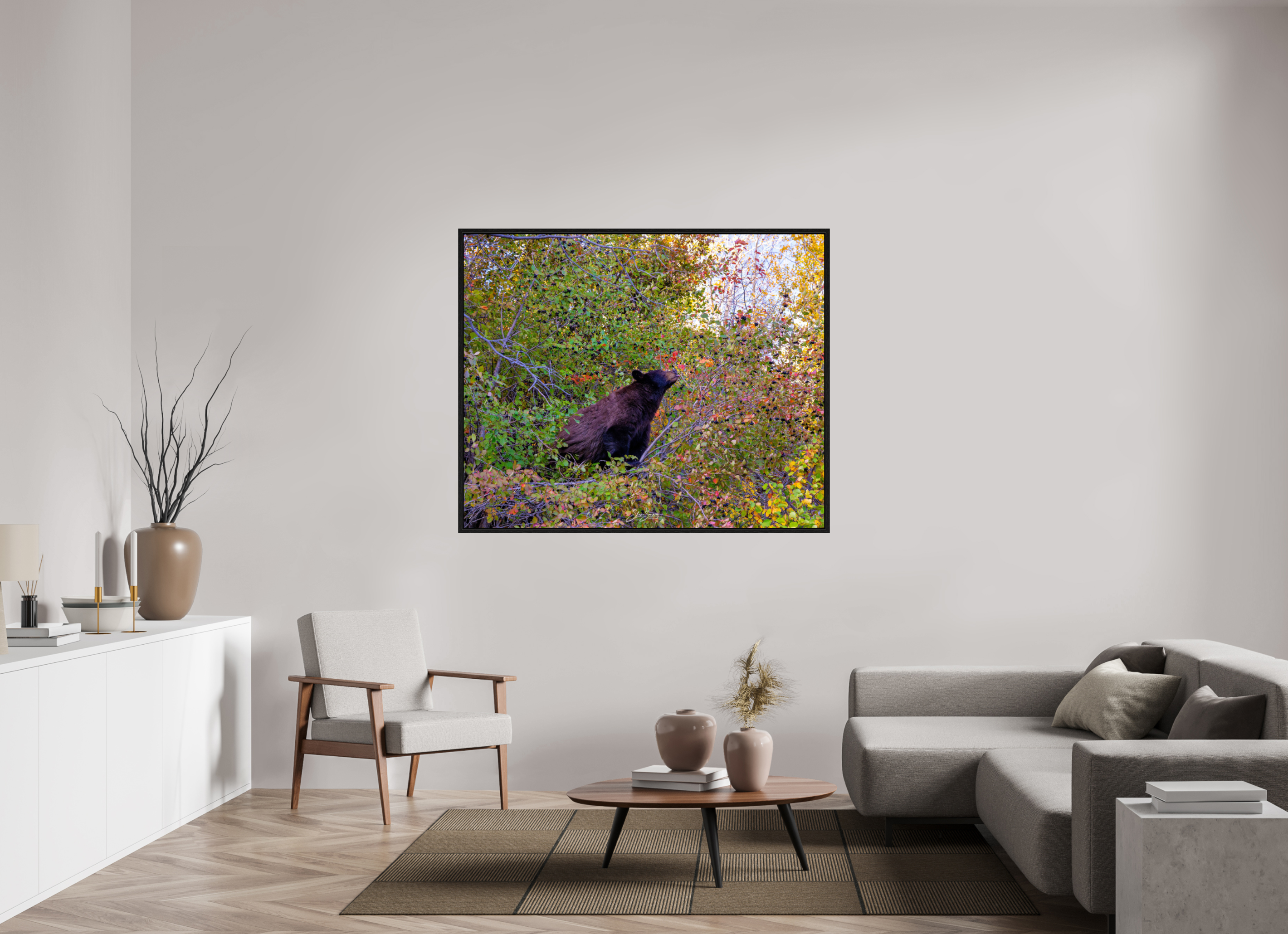 57.7 x 47″, Floater Frame B1