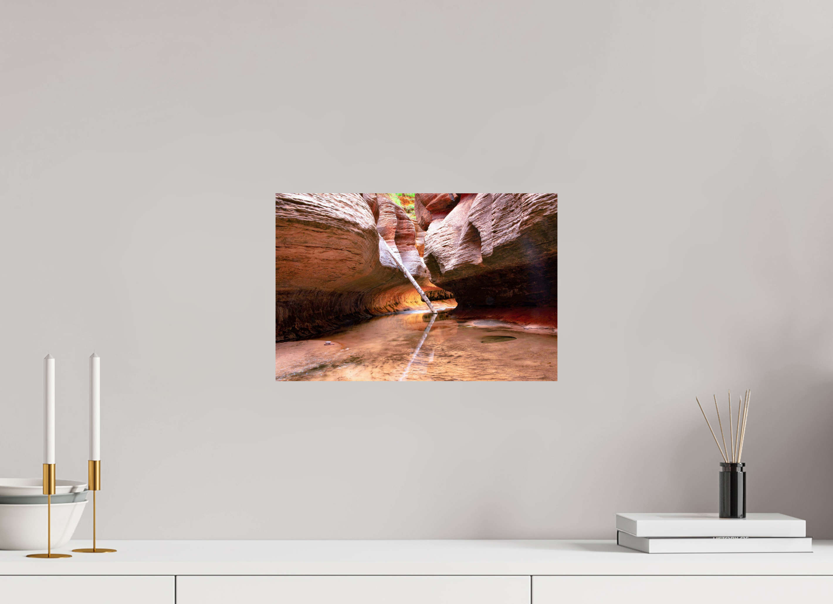 15 x 10″, Metal Subway