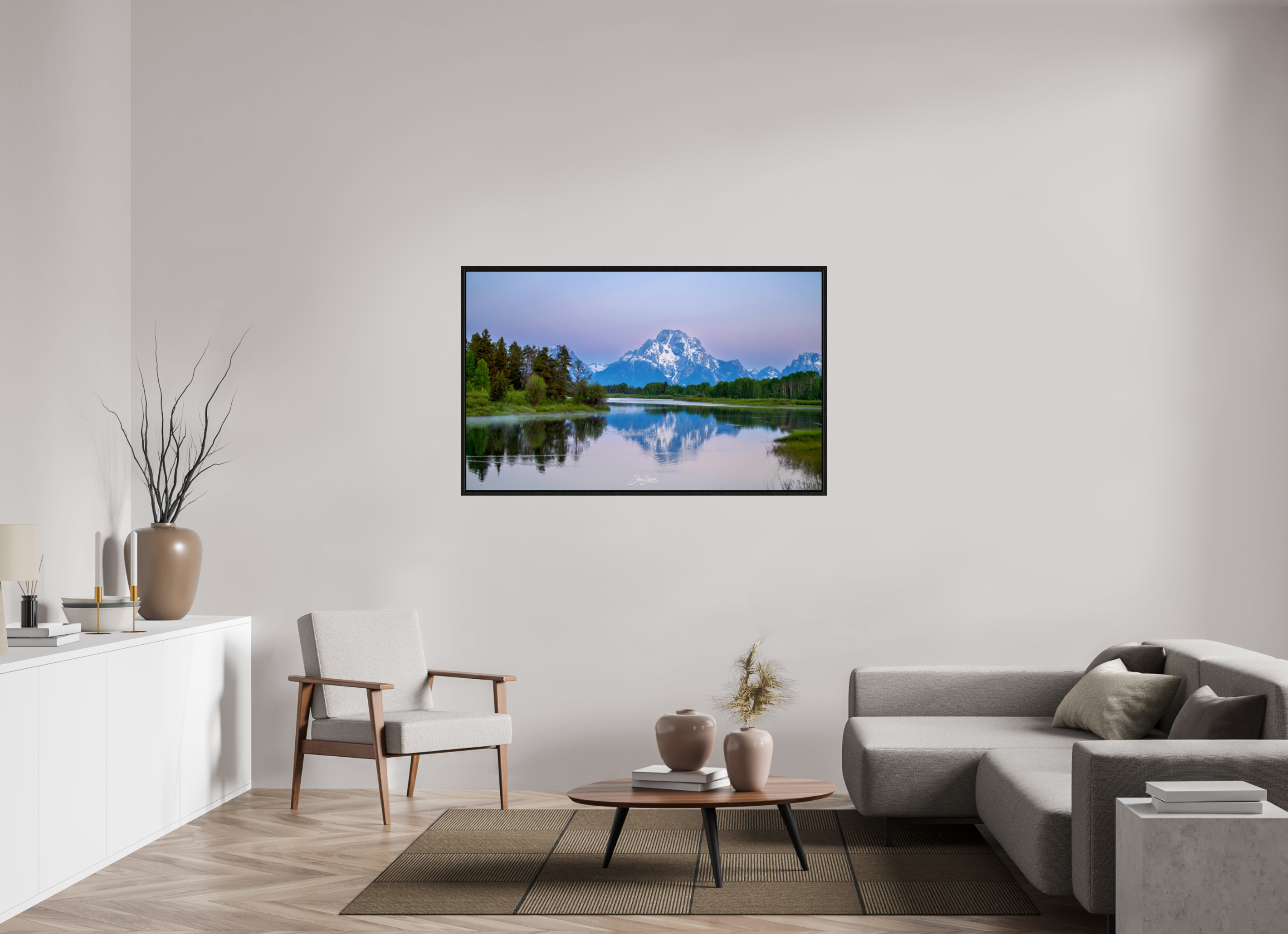 56.9 x 35″, Floater Frame A7