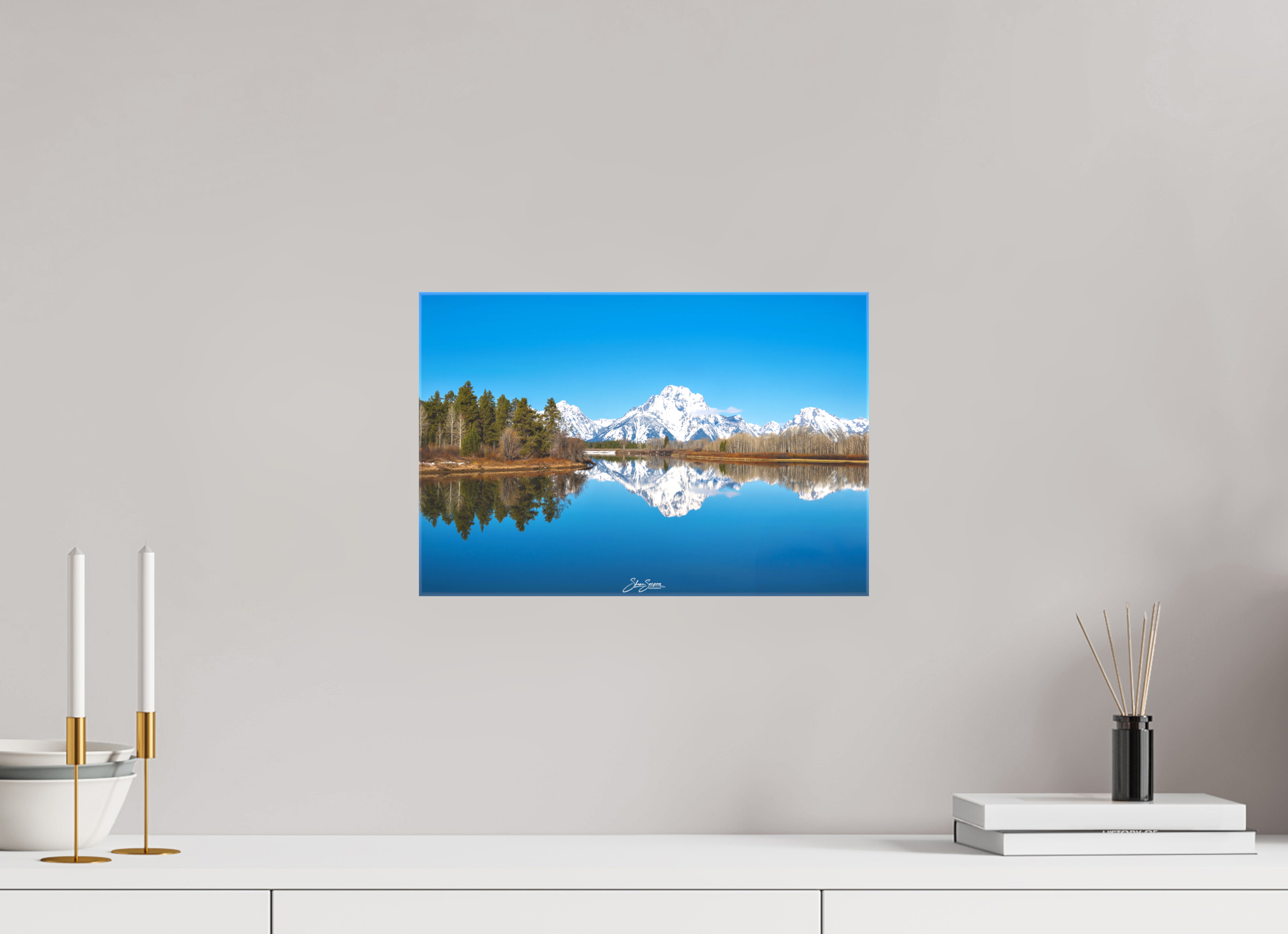 15 x 10″, Canvas Teton