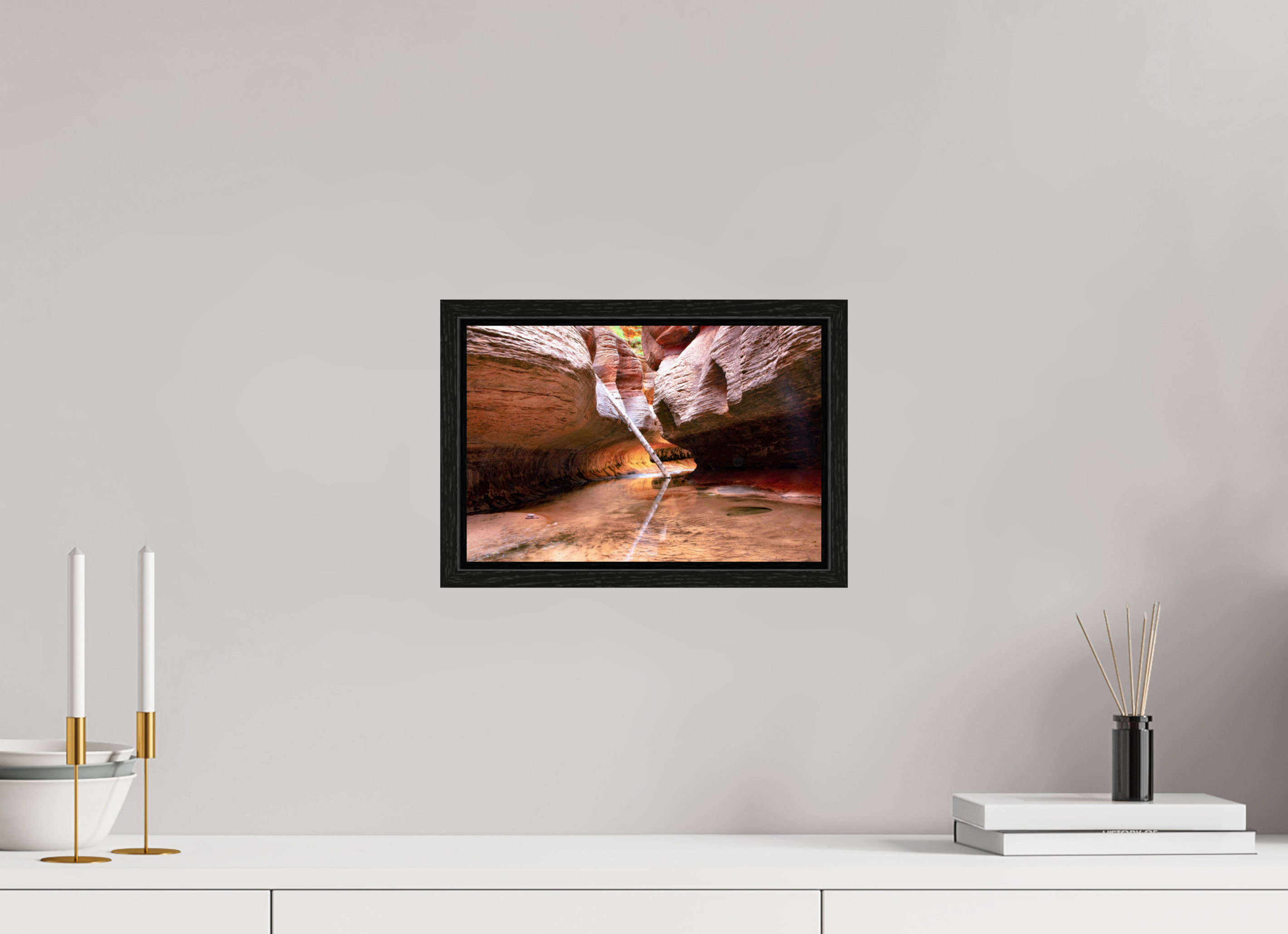 12 x 8″, Floater Frame Subway