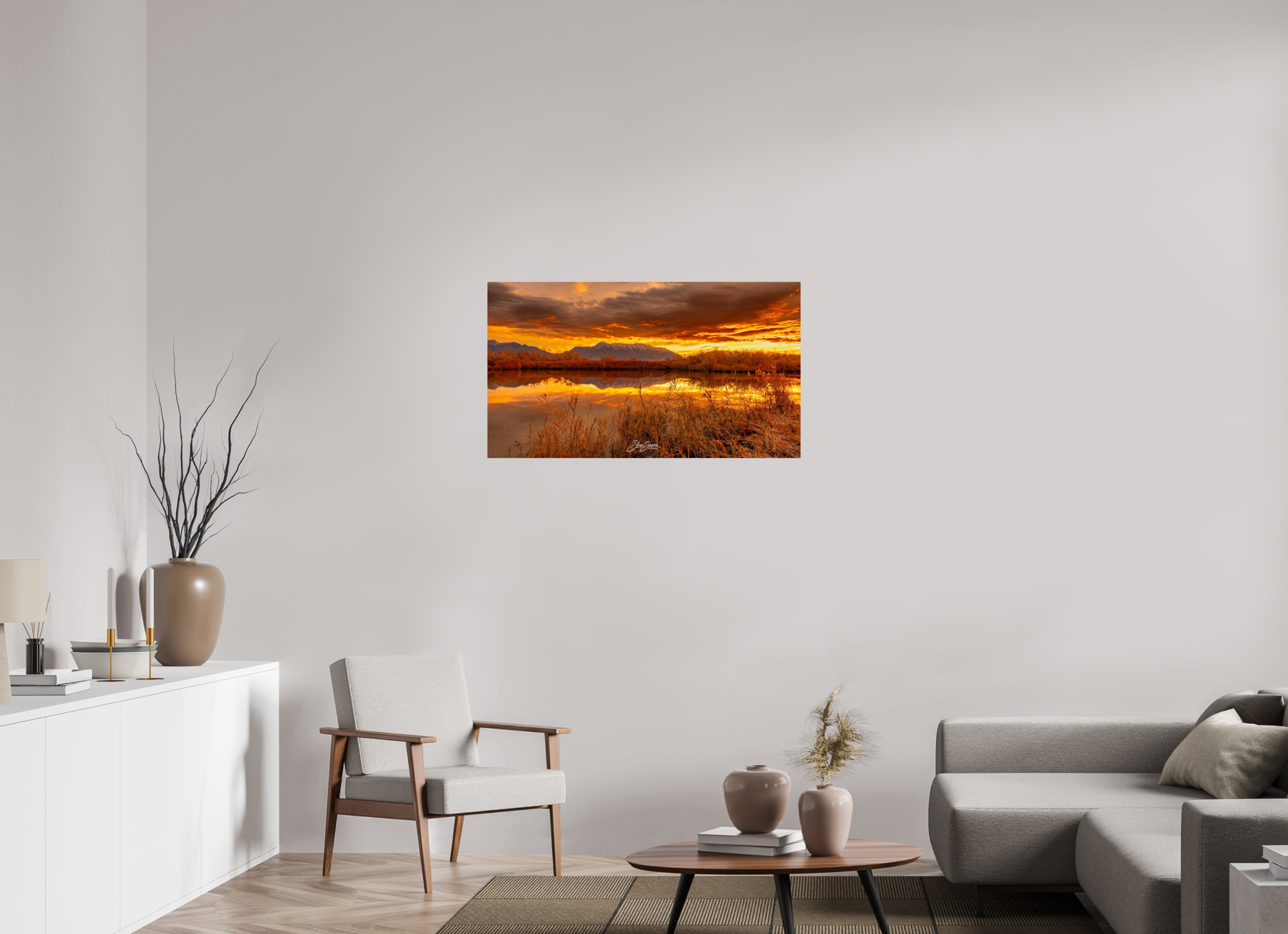40 x 22.5″, Photo Print On Fuji Crystal DP II Golden Morning