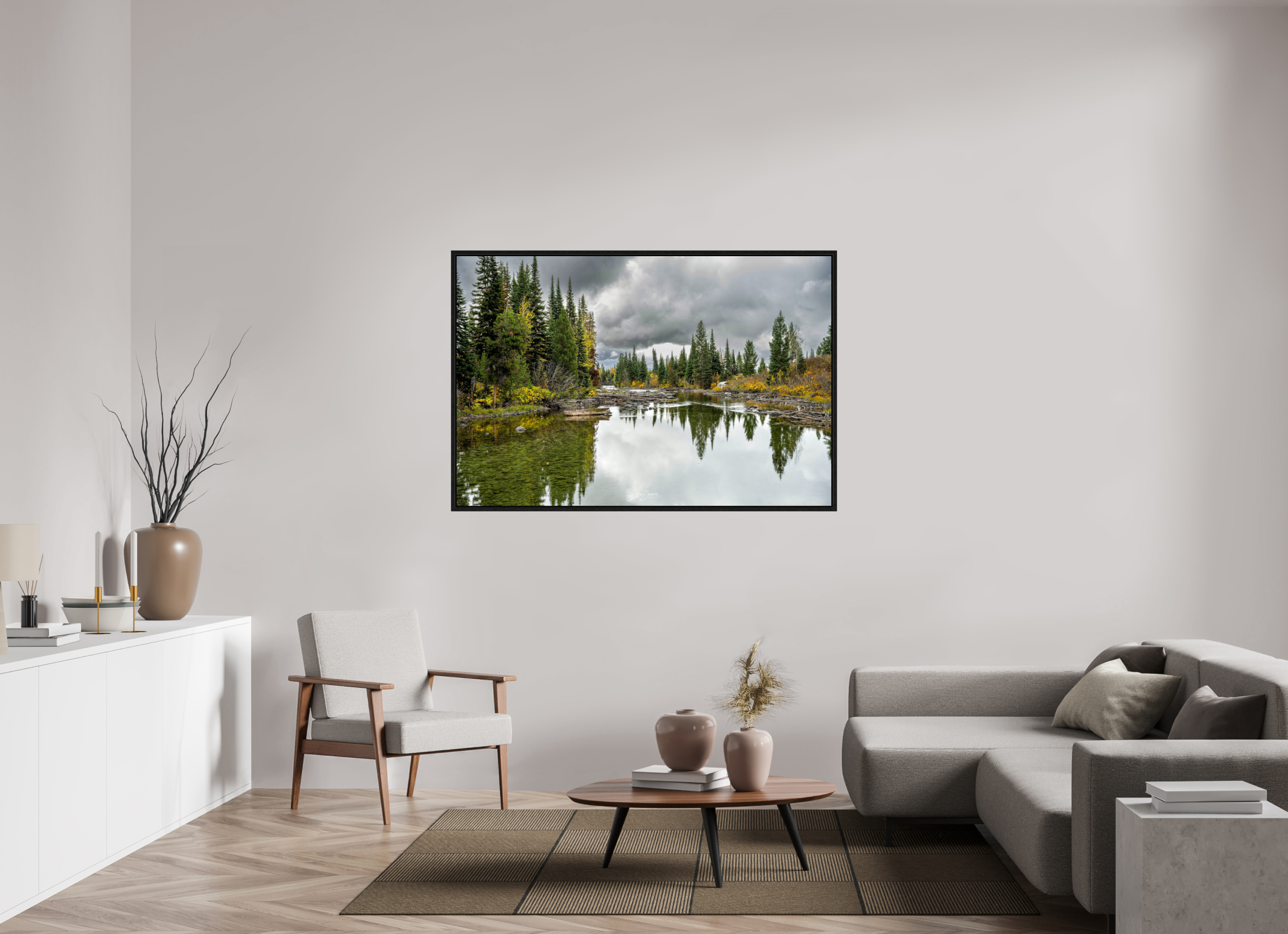 60 x 40″, Floater Frame L2