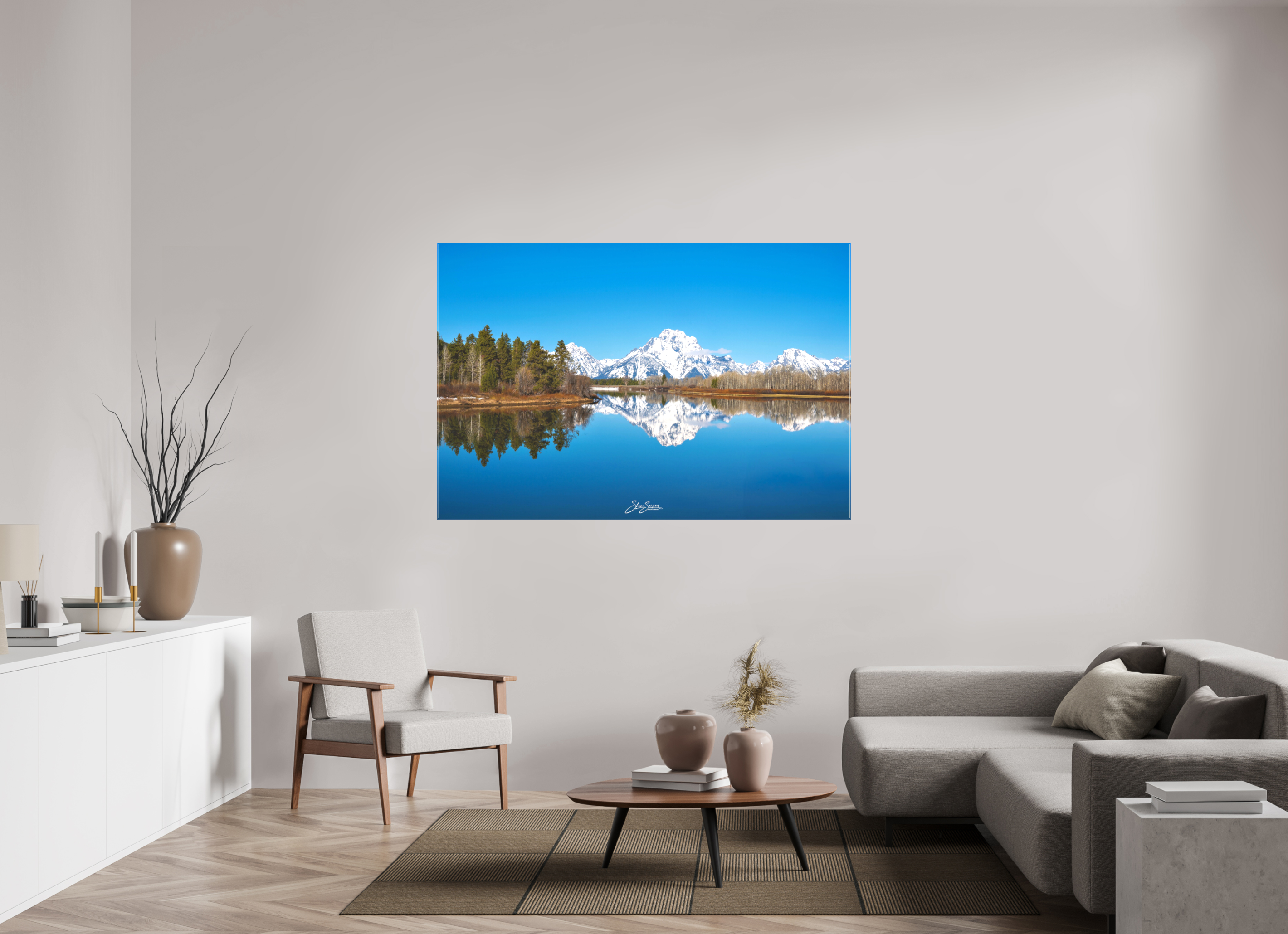 66 x 44″, Canvas Teton