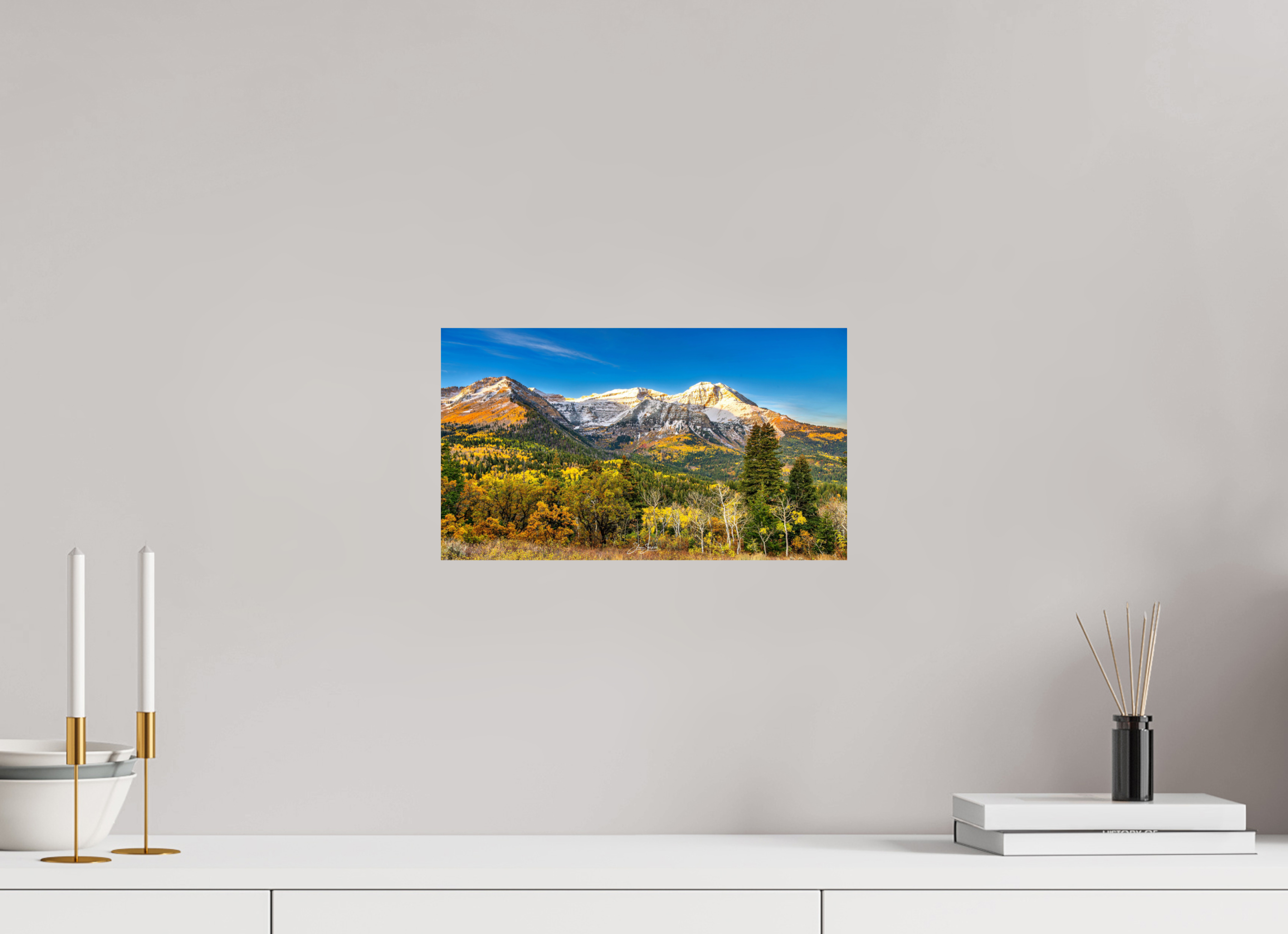 14 x 8″, Metal Mount Timpanogos