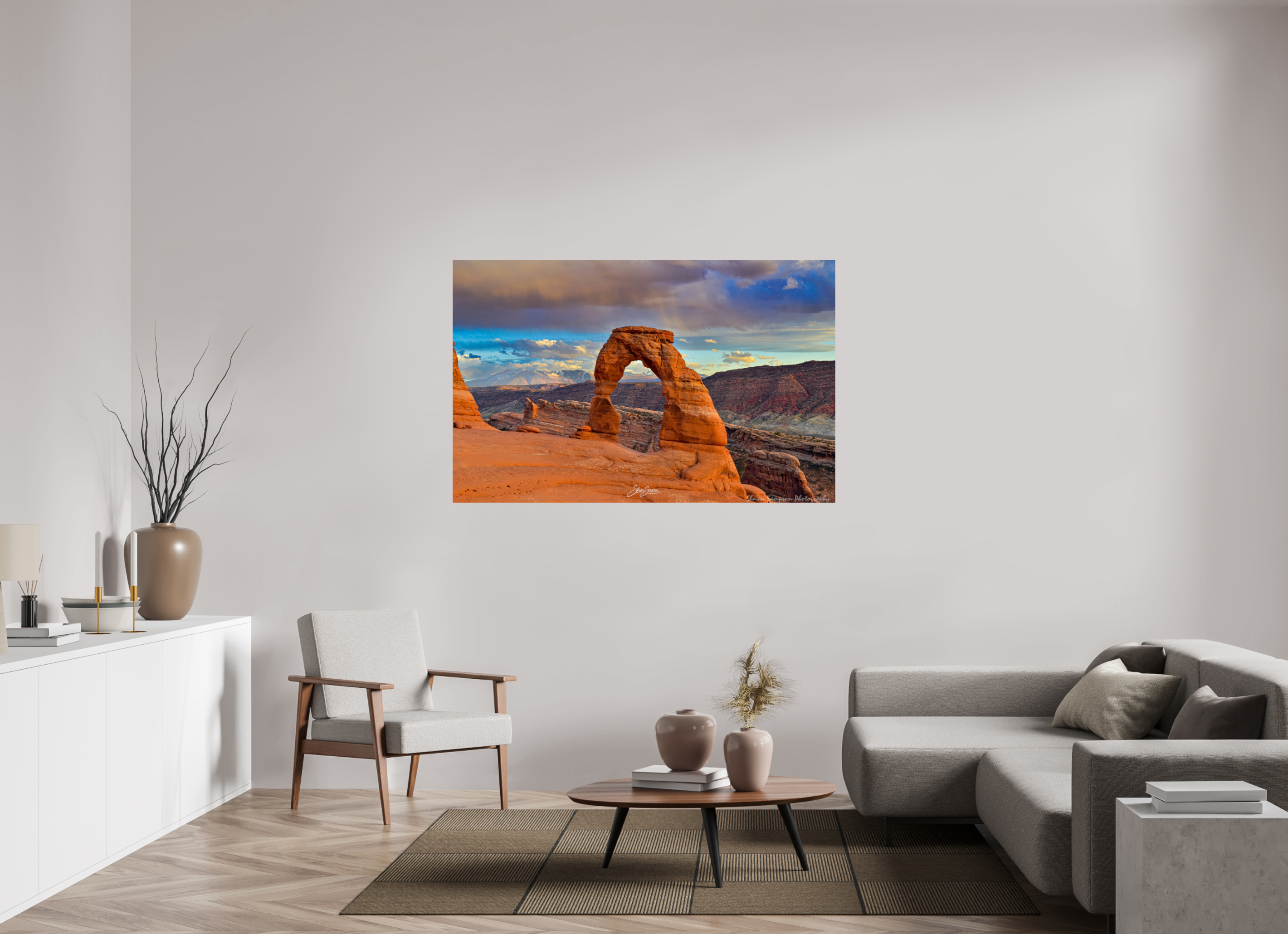 61.5 x 39″, Metal Arches