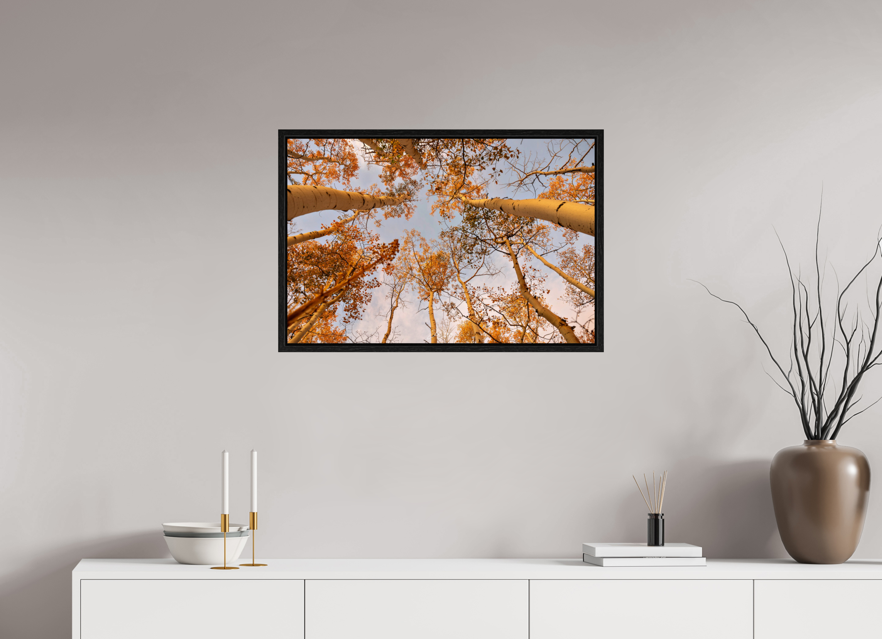 30 x 20″, Floater Frame aspen