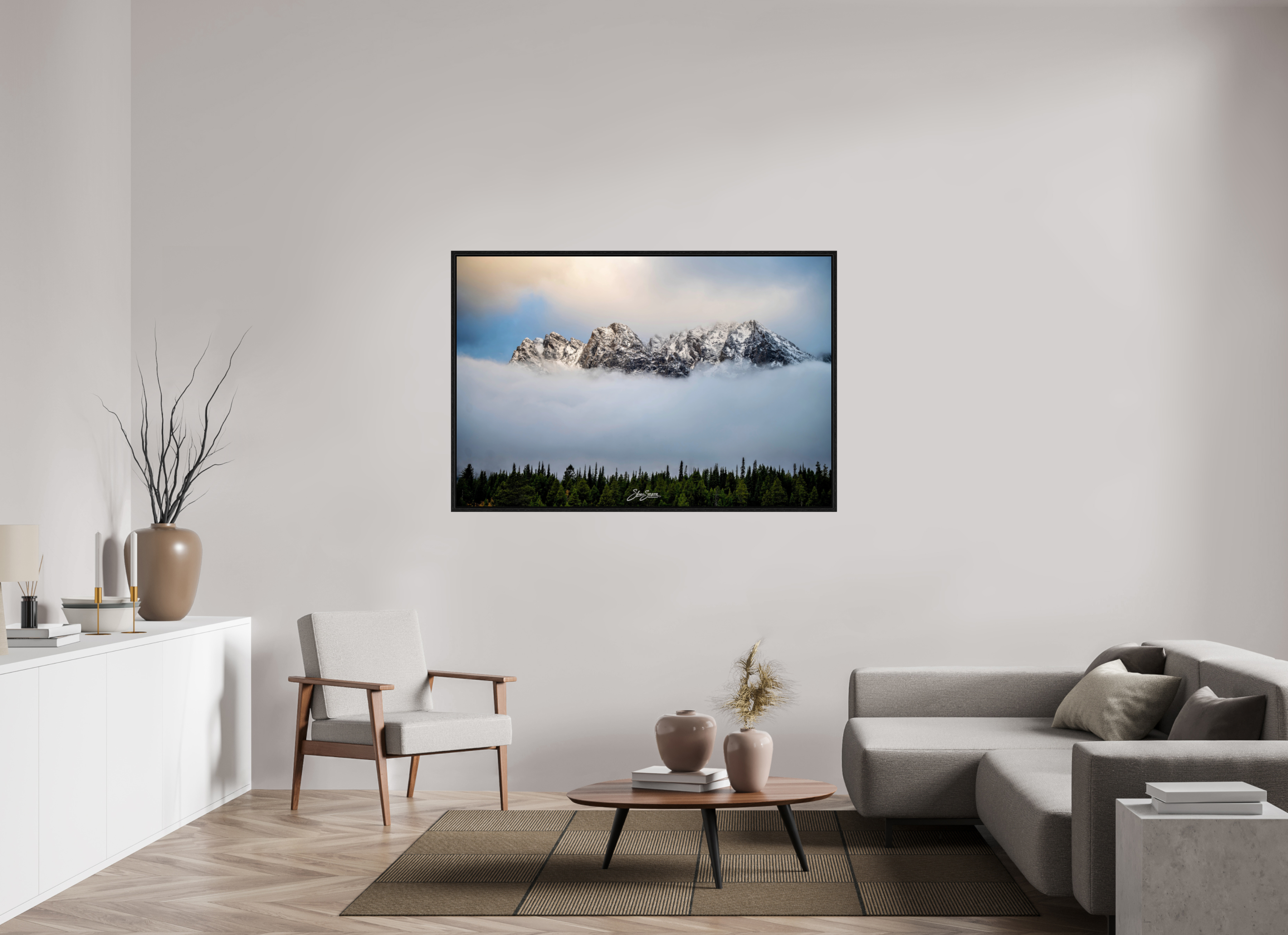 60 x 40″, Floater Frame A10