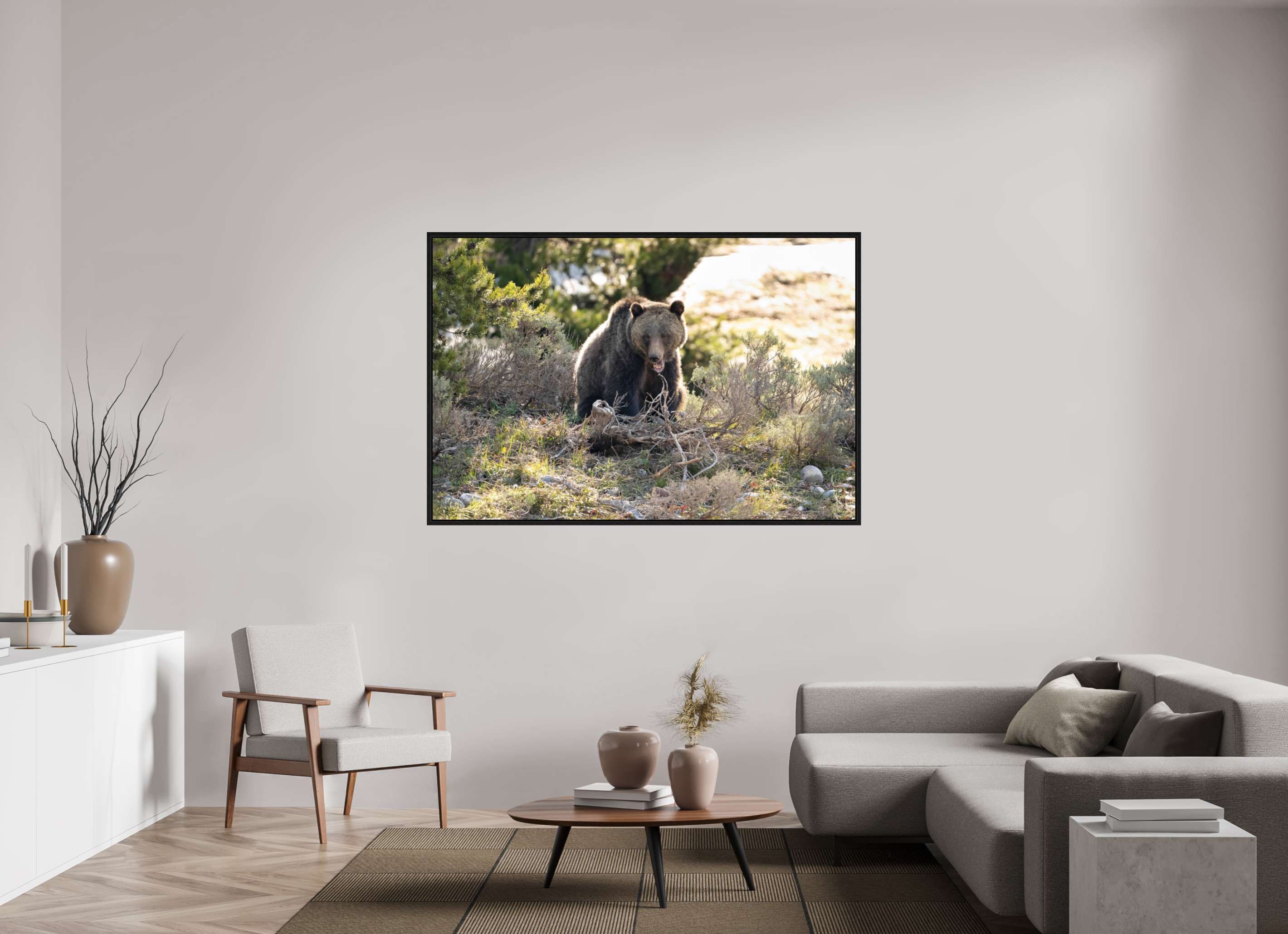 66 x 44″, Floater Frame 1063