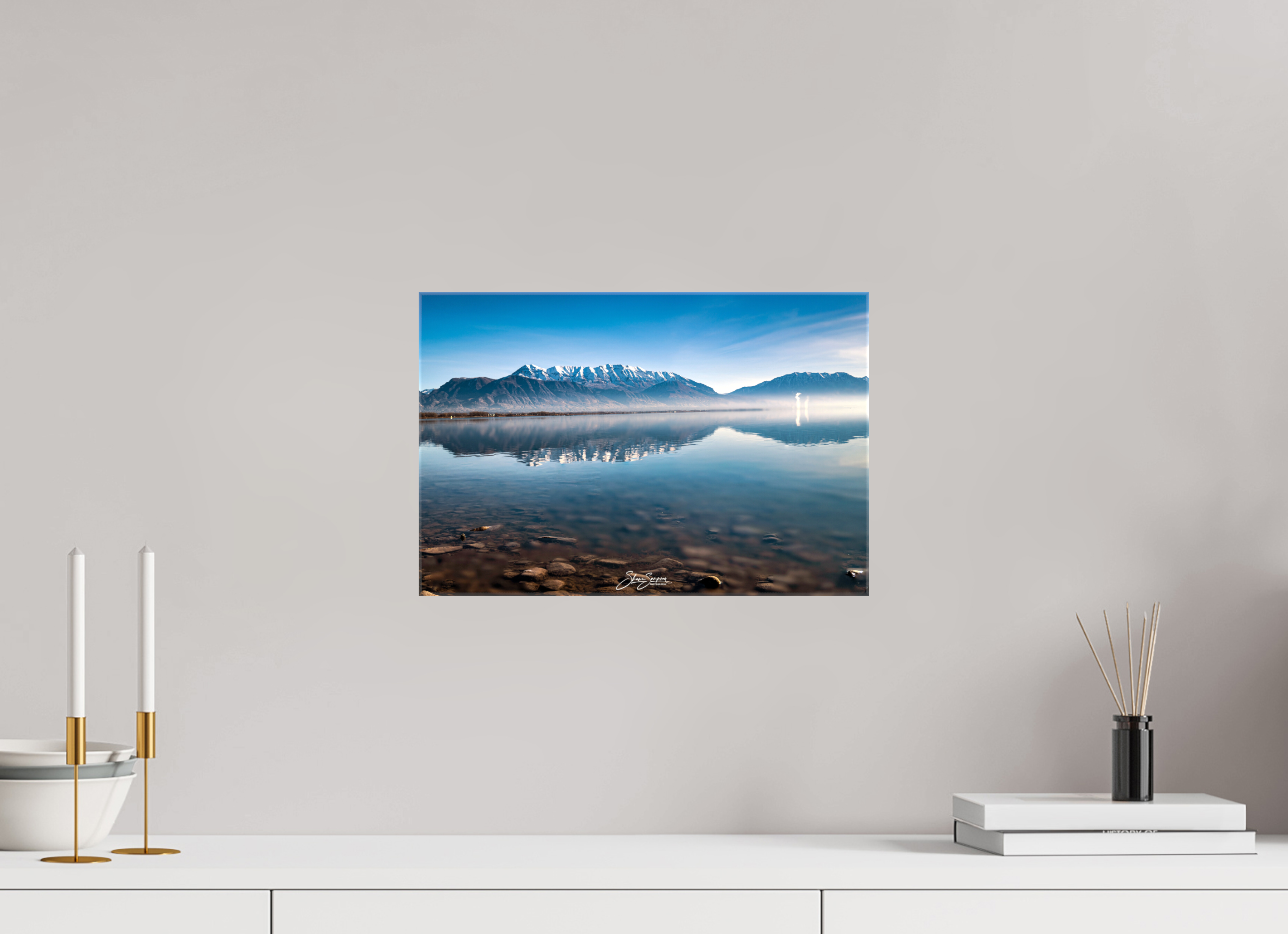 15 x 10″, Canvas Timpanogos Reflection