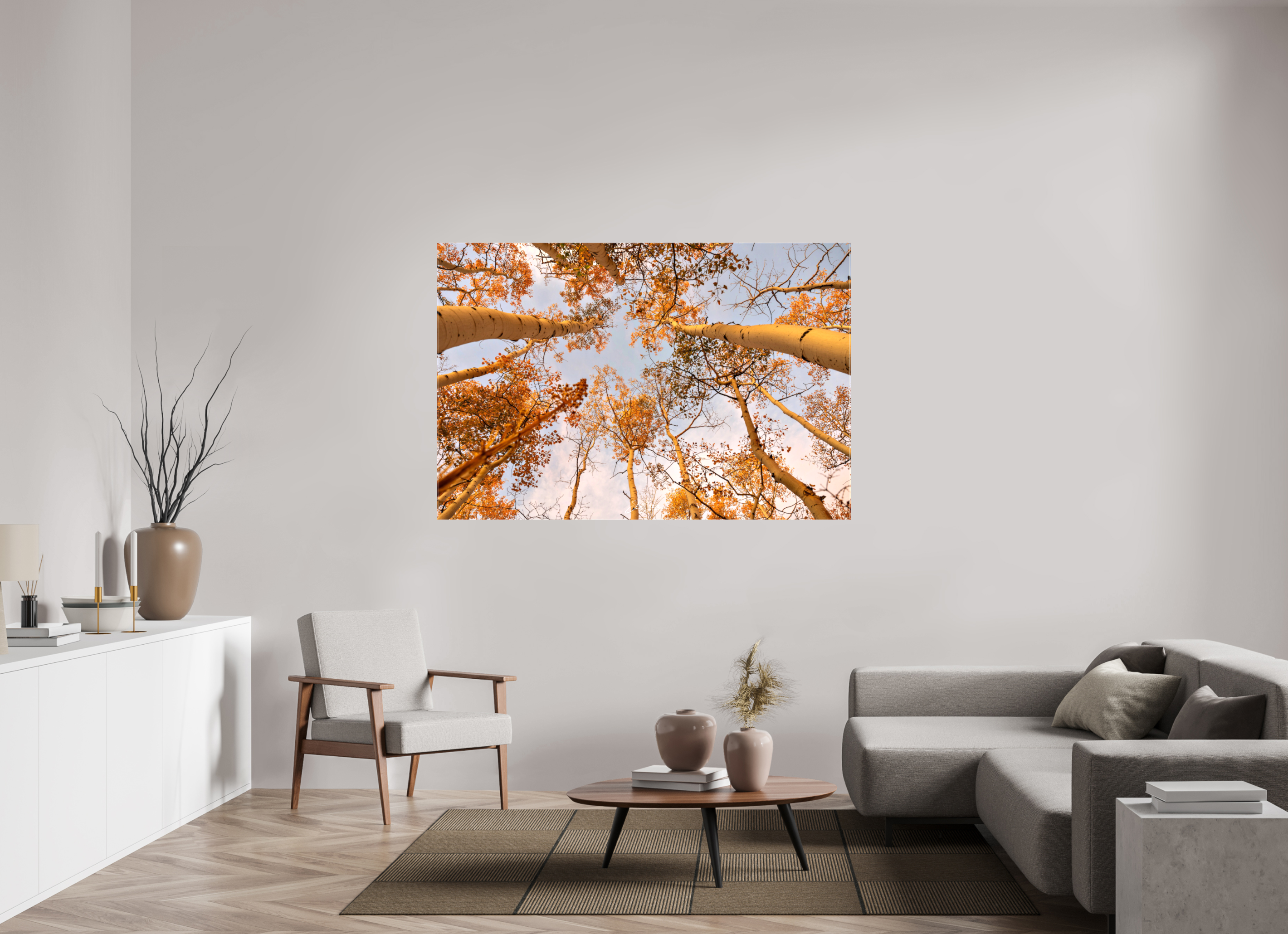 66 x 44″, Canvas aspen
